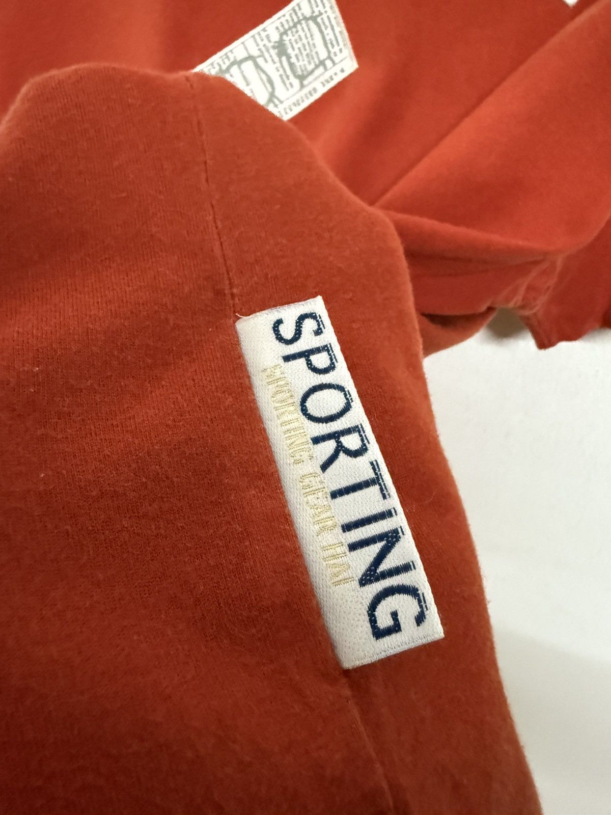 Hai Sporting Gear × Issey Miyake × Vintage Vintage Issey Miyake Hai Sporting Gear Patches Tshirt Size US M / EU 48-50 / 2 - 3 Thumbnail