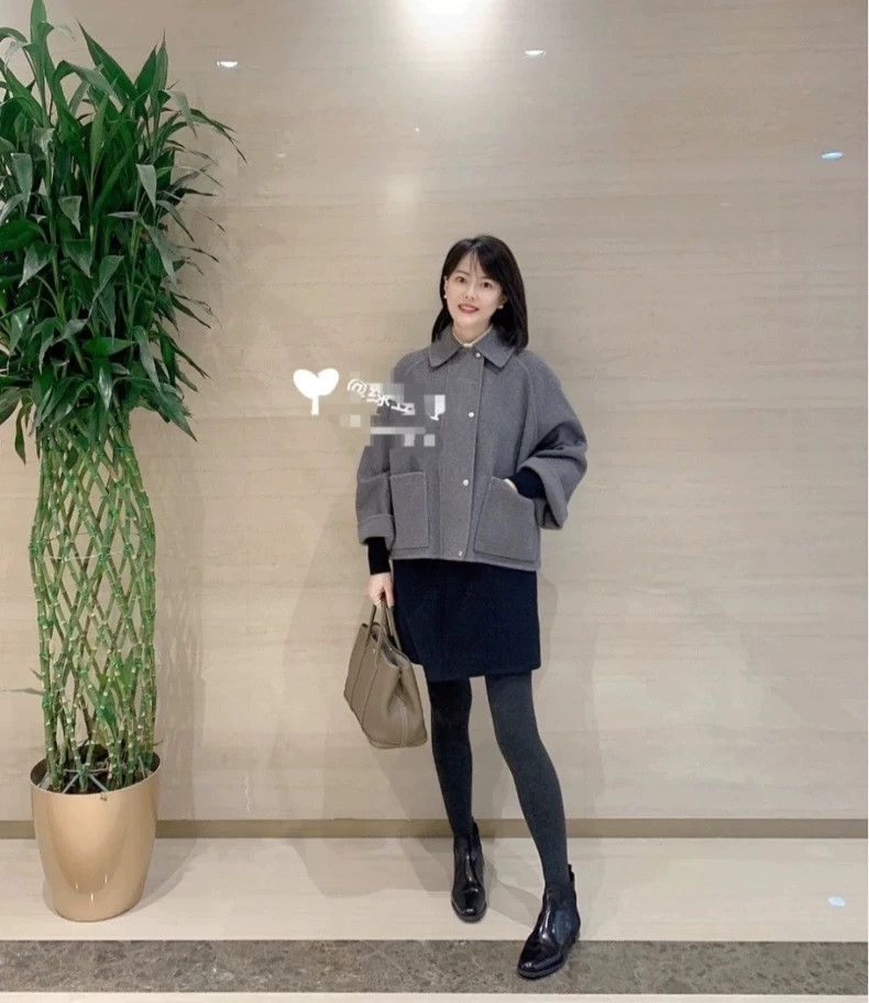 Loewe Loewe Grey woolen tweed short coat Size XS / US 0-2 / IT 36-38 - 9 Thumbnail