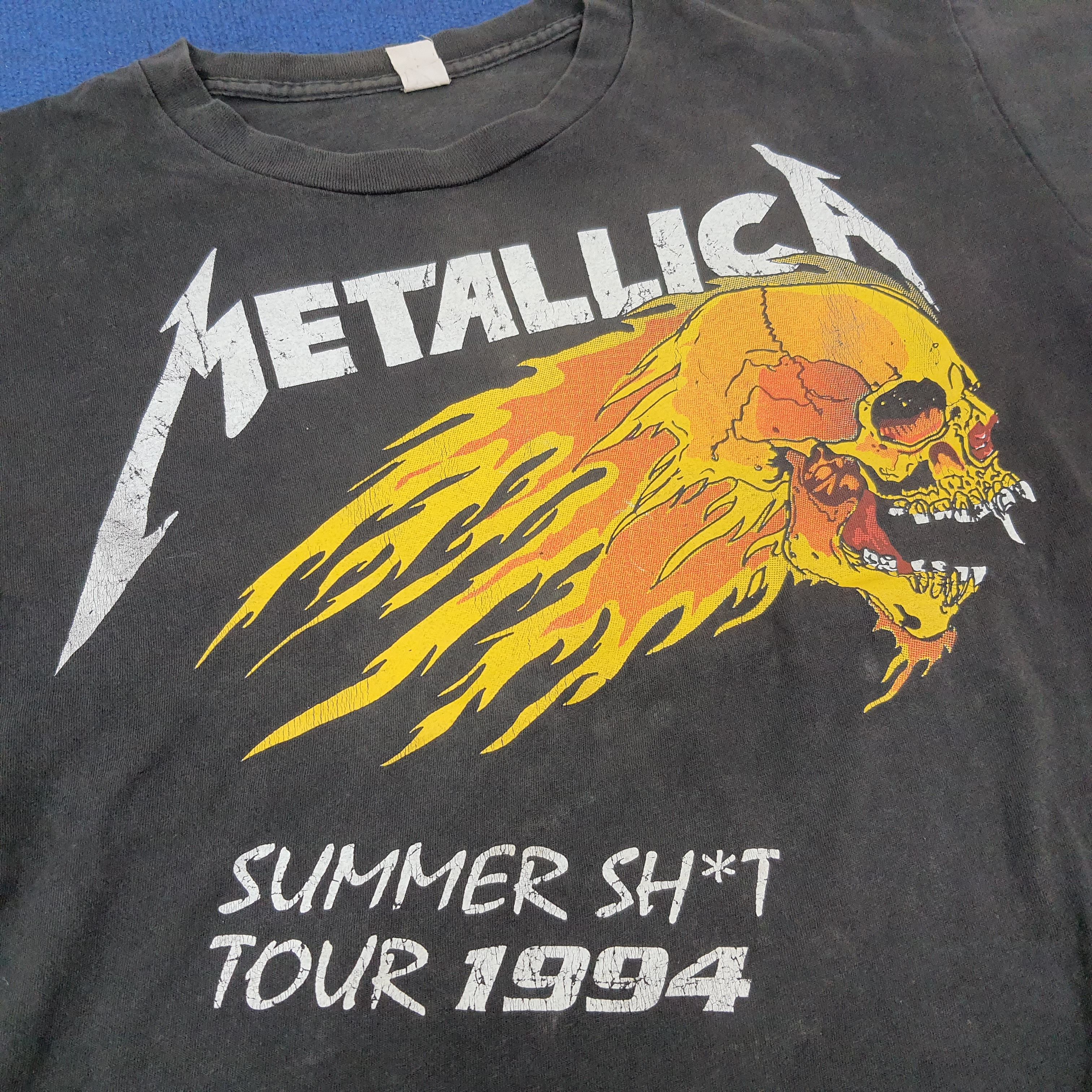 Band Tees × Vintage Vintage Metallica Summer Shit Tour 1994 Tshirt Size US XXL / EU 58 / 5 - 2 Thumbnail