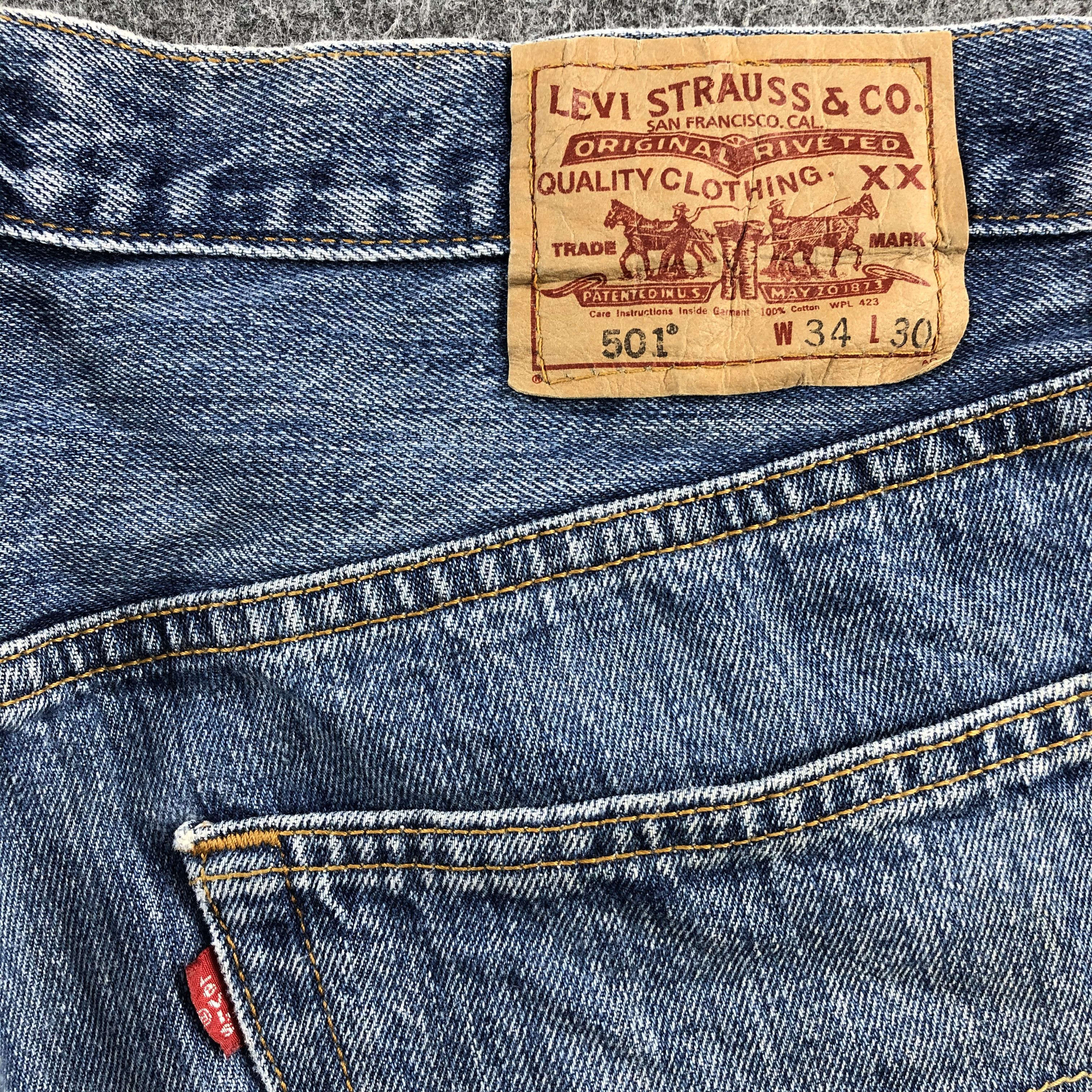 Levi's Vintage Levis Jeans Lot 501-JM874 Size US 34 / EU 50 - 5 Thumbnail