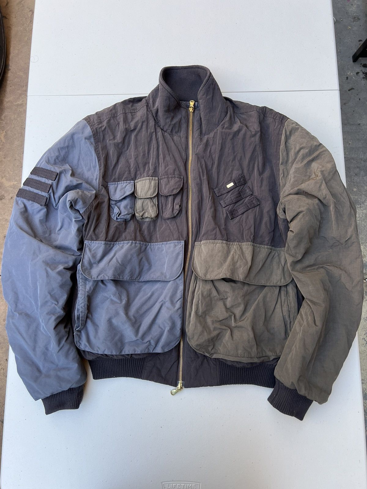 Kith Kith Denim Aviation Bomber Jacket Hosu 2.0 Wash | Grailed