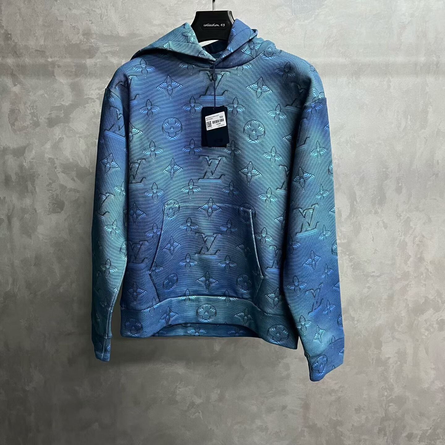 Louis Vuitton Louis Vuitton Retro Blue Hoodie s Men Size US S / EU 44-46 / 1 - 1 Thumbnail