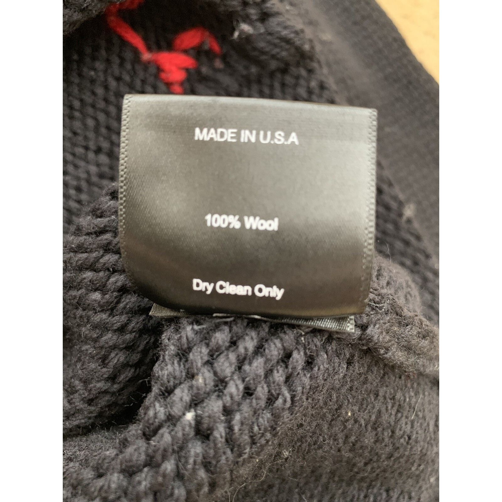 Rhude RHUDE Cropped Baggy Distressed Wool Sweater Hand Knitted Wol Size US S / EU 44-46 / 1 - 6 Thumbnail