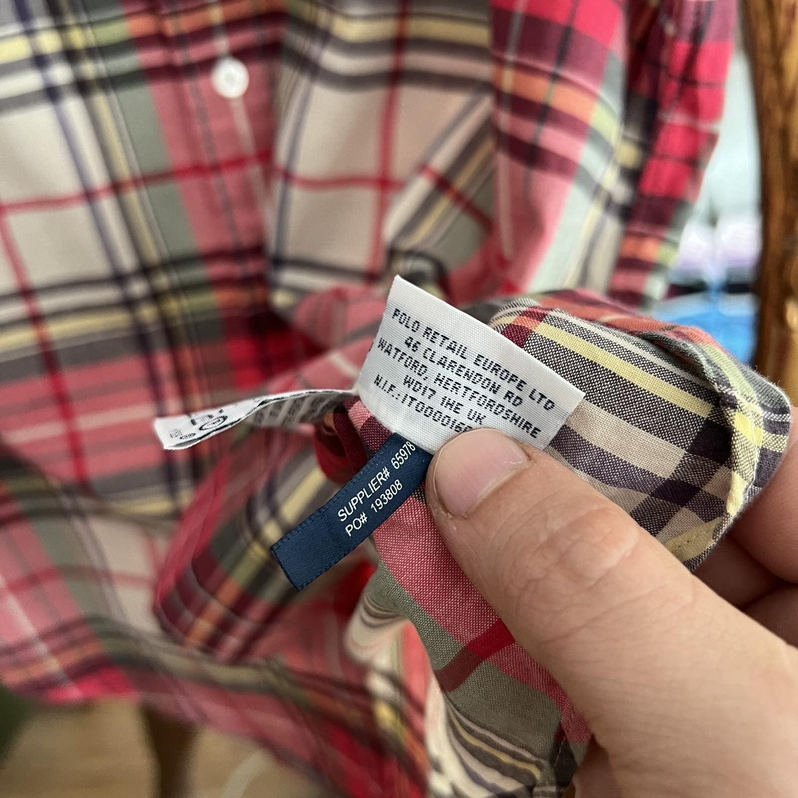 Polo Ralph Lauren VINTAGE Ralph Lauren Button-Up Flannel Shirt Mens 90s Size US M / EU 48-50 / 2 - 5 Thumbnail
