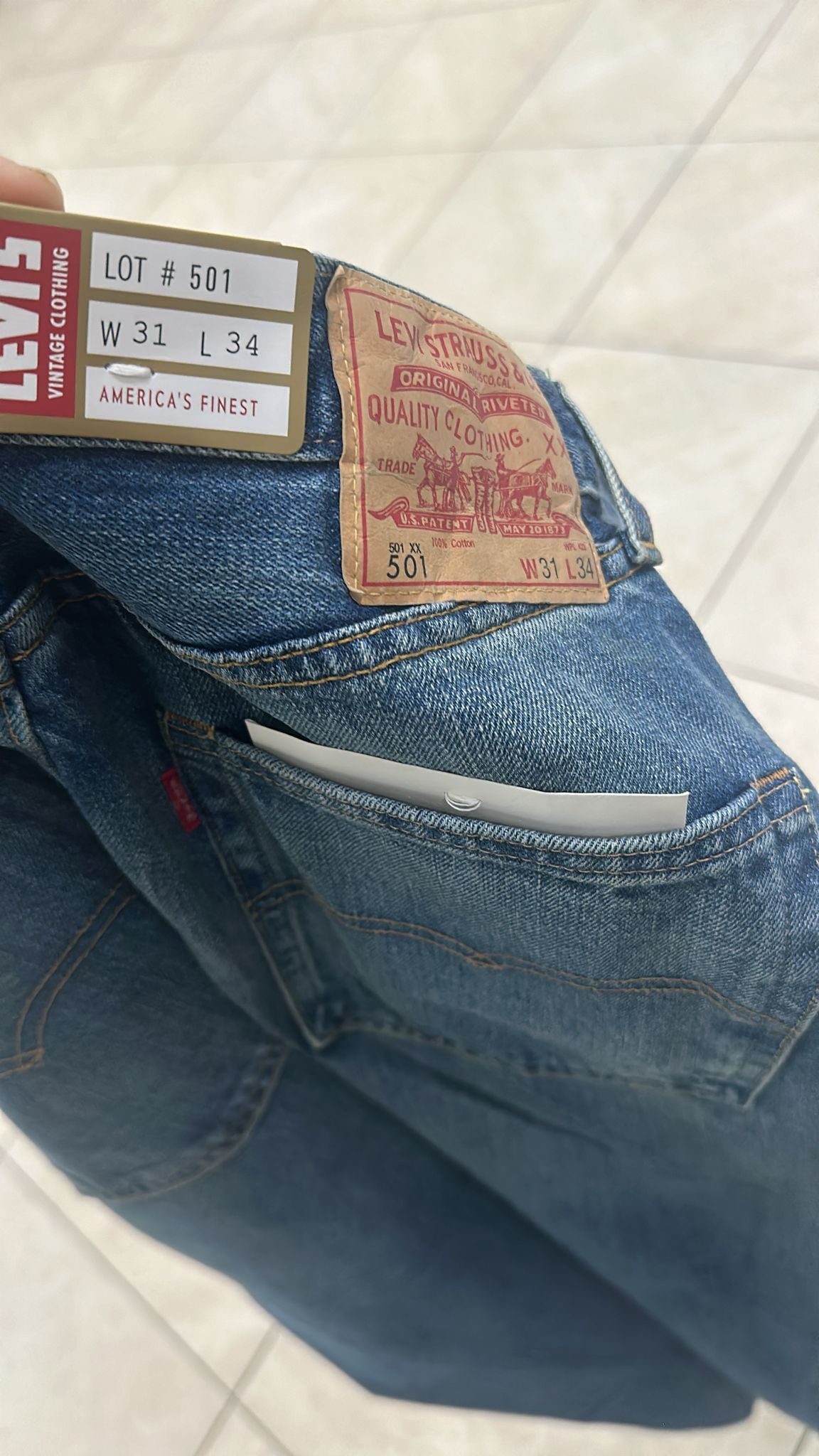 Levi's Vintage Clothing LVC Levi's Vintage Clothing 1966 501XX BigE Selvedge Jeans Size US 31 - 7 Thumbnail