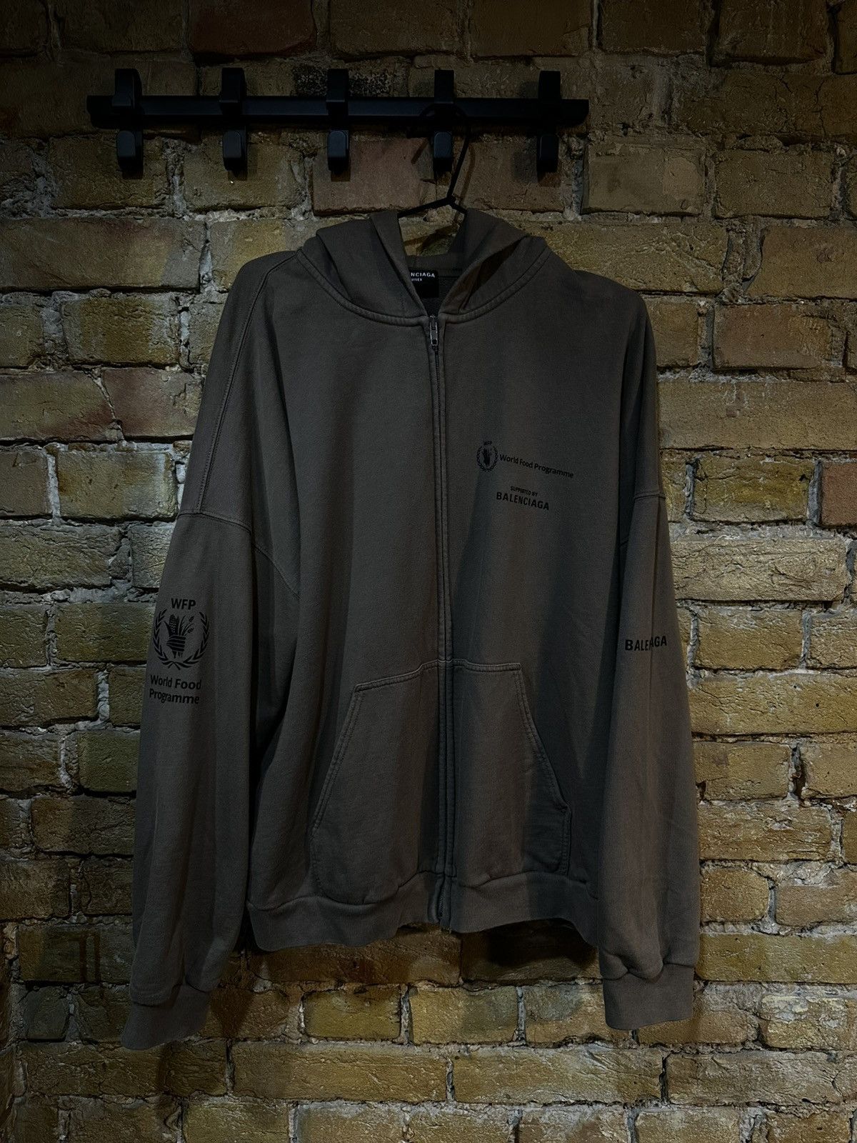 Balenciaga Balenciaga WFP Zip Hoodie (Firm Price) | Grailed