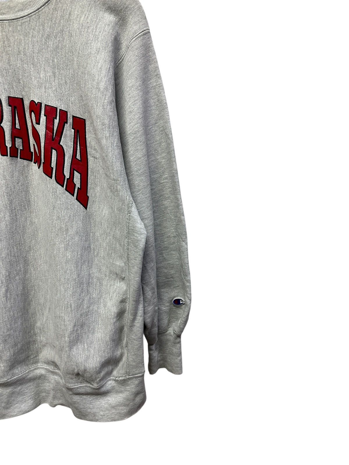 Champion Vintage 90s Champion Reverse Weave Nebraska Usa Size US L / EU 52-54 / 3 - 3 Thumbnail