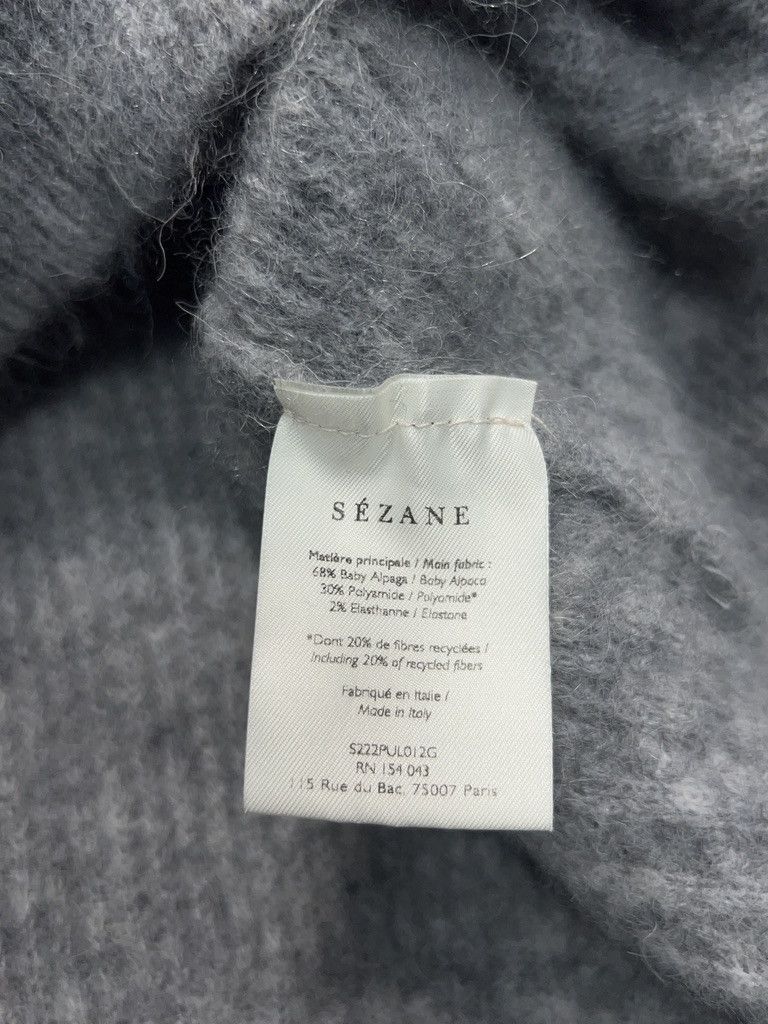 Sezane Womens Paris OTIS Jumper Sweater Pullover Alpaca Polyamide Size XS / US 0-2 / IT 36-38 - 6 Thumbnail