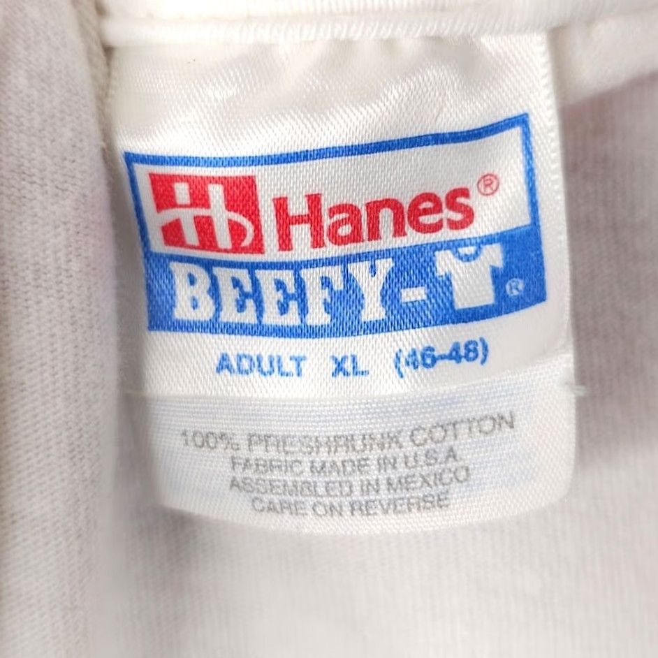 Hanes VINTAGE The Associates T Shirt Mens XL White 90s Picnic In The Park 1997 Hanes Cotton Crew Neck Short Sleeve Solid Double-Sided Mens Size US XL / EU 56 / 4 - 7 Thumbnail