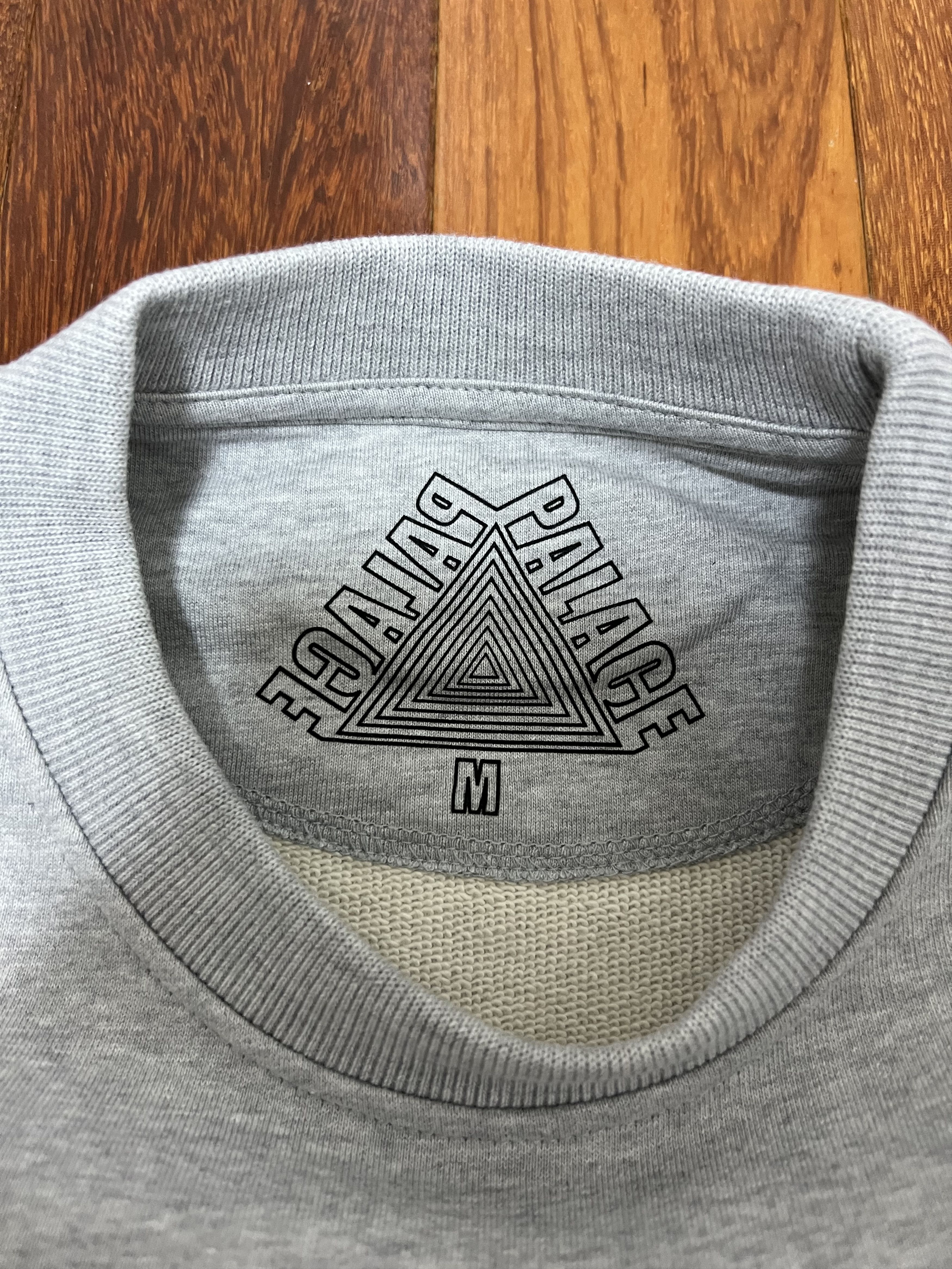 Palace 💚 2019 Palace Split P3 Crew Grey Marl Medium NEW Size US M / EU 48-50 / 2 - 7 Thumbnail