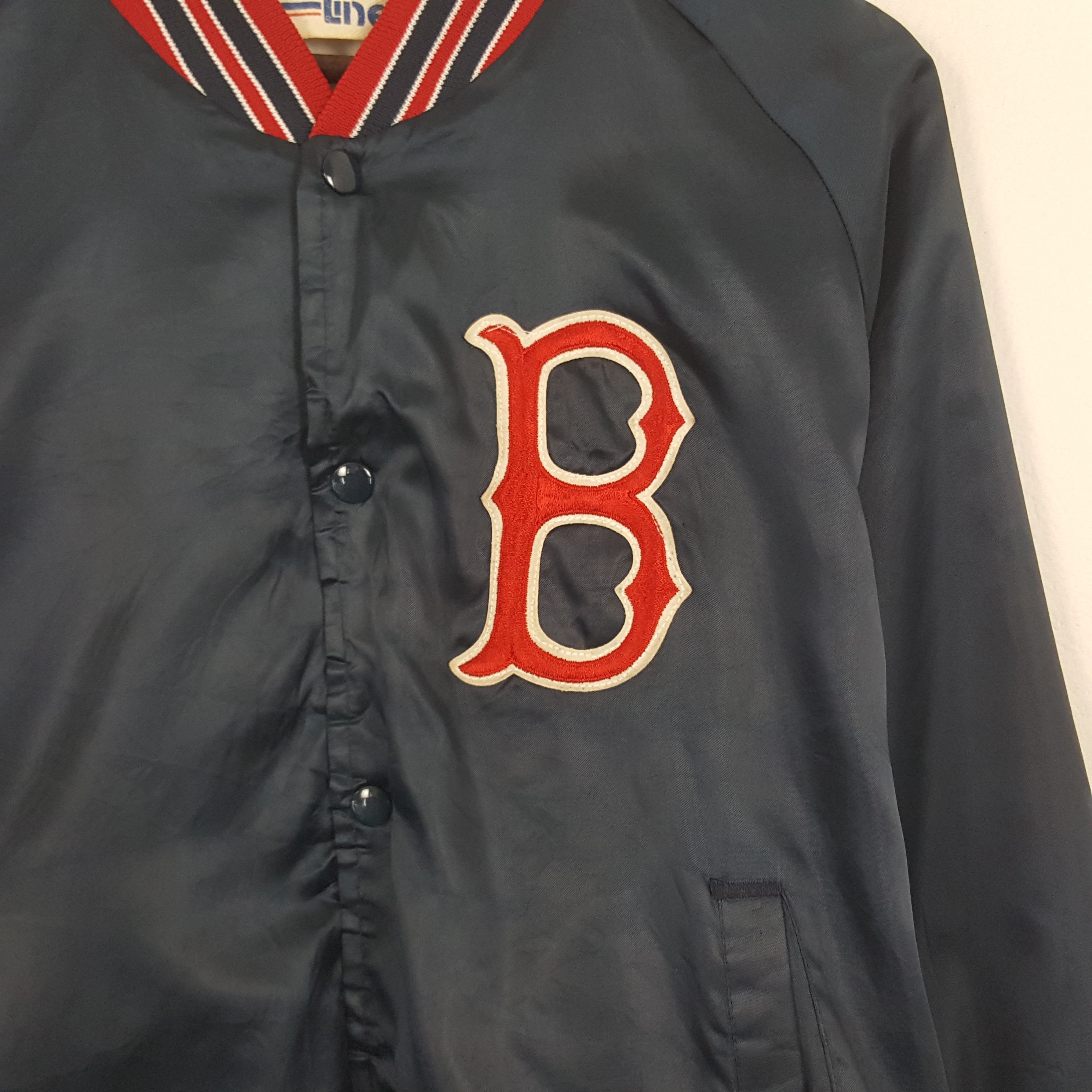 Vintage Vintage Boston Varsity Jacket Size US M / EU 48-50 / 2 - 2 Thumbnail