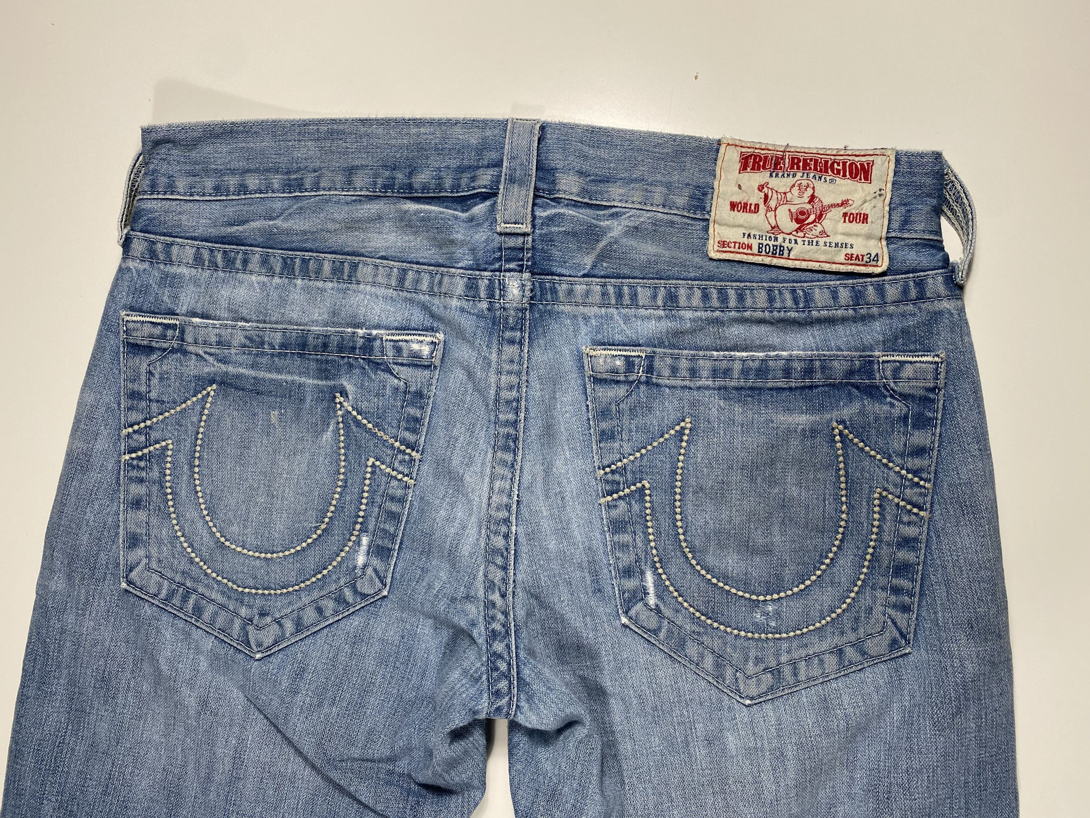 True Religion True Religion World Tour Section Bobby Baggy Jeans 36x32.5 Size US 36 / EU 52 - 9 Thumbnail