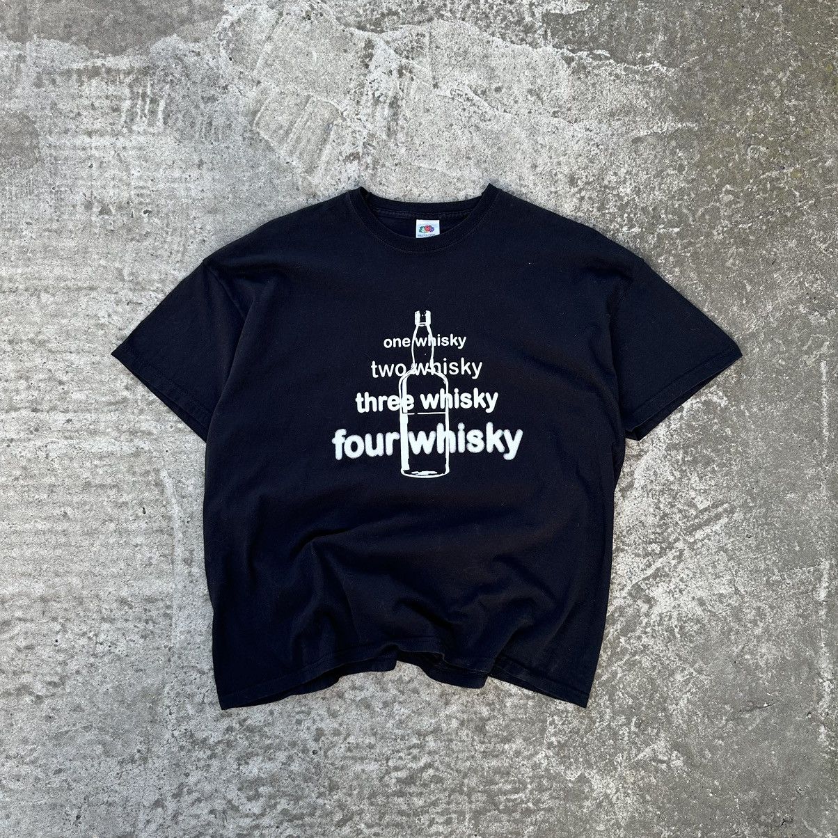 Joe's Vintage T-shirts Joke Whisky Alcohol Big Logo Y2K 00s Humor Size US XL / EU 56 / 4 - 2 Thumbnail