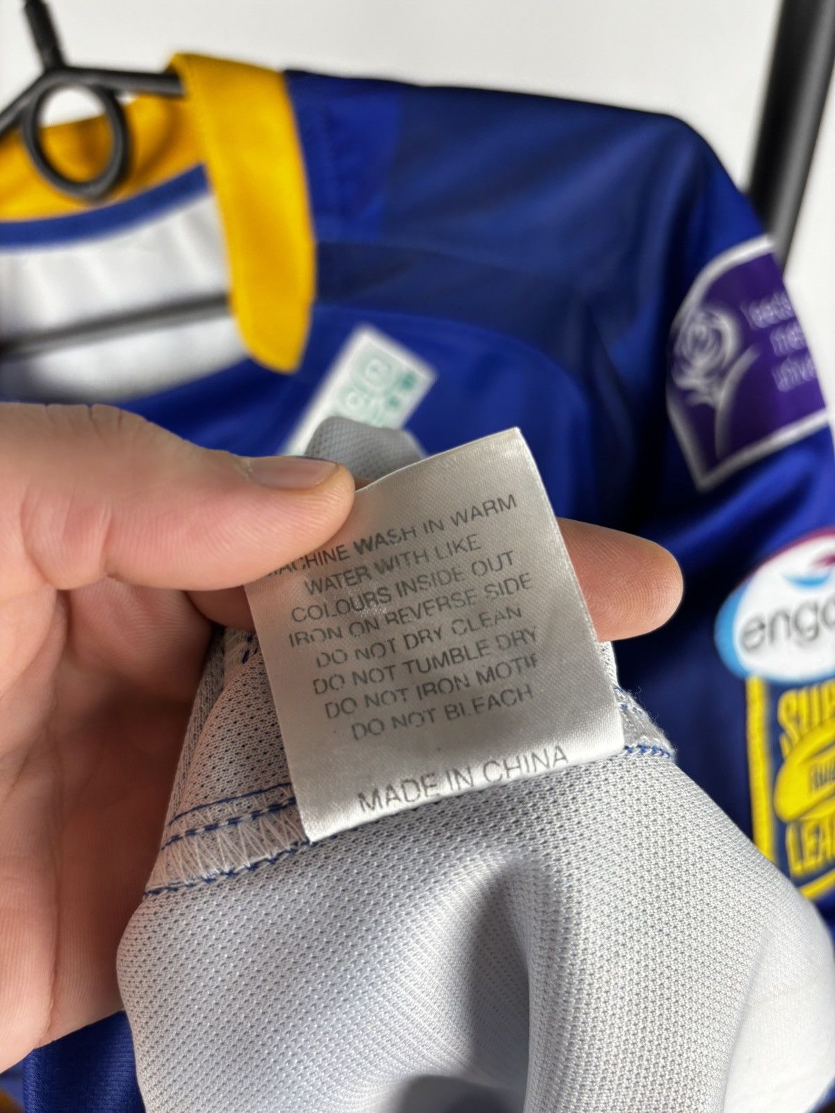 Vintage MINT ISC RUGBY LEAGUE LEEDS RHINOS 2011 HOME JERSEY SIZE L Size US L / EU 52-54 / 3 - 4 Thumbnail