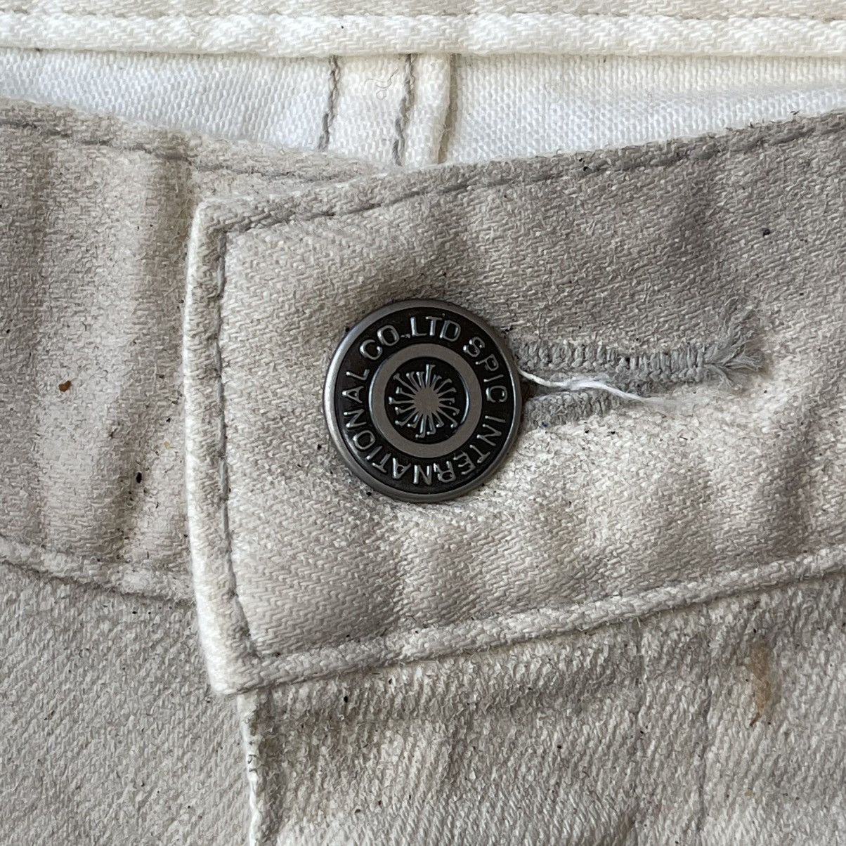 Tornado Mart Flared Archival Tornado Mart "Dirty Wash" Waxed Denim Jeans Size US 32 / EU 48 - 7 Thumbnail