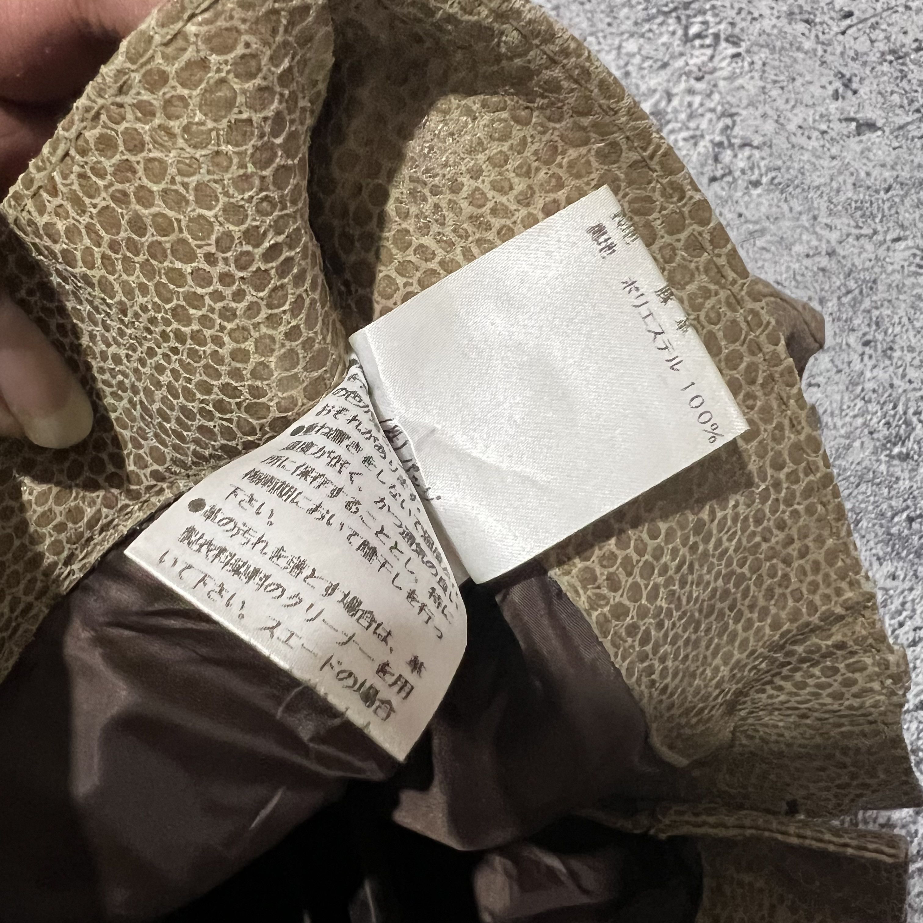 Japanese Brand 2000s Japanese Hysteric Snake Python Skin Leather Pants y2k Size US 29 - 6 Thumbnail