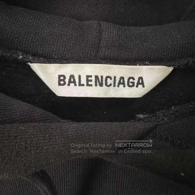 Balenciaga Balenciaga Phantom letter hoodie Size US S / EU 44-46 / 1 - 4 Thumbnail