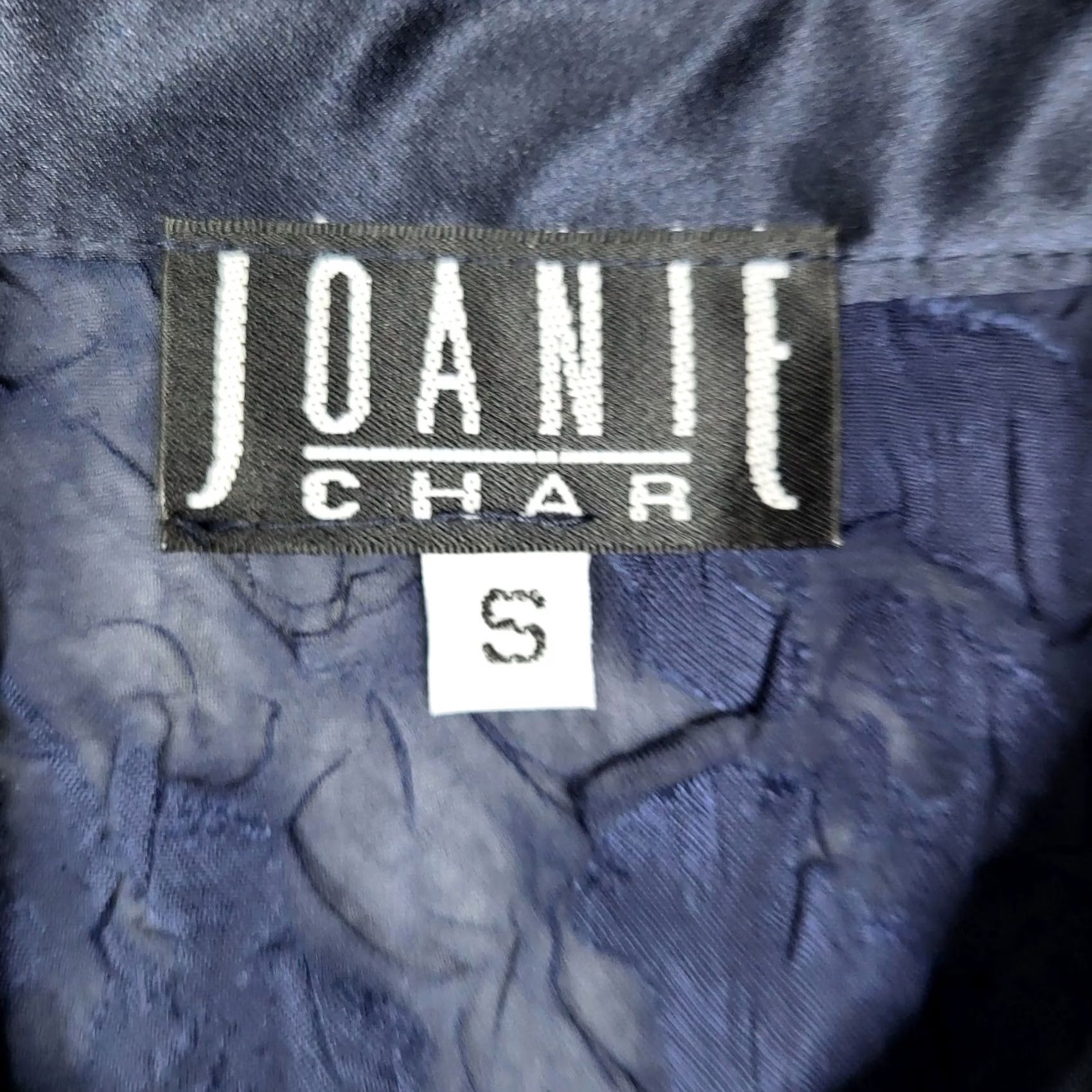 Vintage JOANIE CHAR Shirt Womens Silk Blue Floral Long Sleeve Size S Regular STD Blouse Ladies 2 Piece Silk Blue Floral Print Shirt Womens S Size S / US 4 / IT 40 - 2 Thumbnail