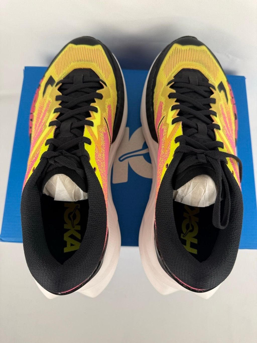 Hoka Men's Hoka Mafate X Athletic Shoes 8 Yellow Pink Size US 8 / EU 41 - 11 Thumbnail