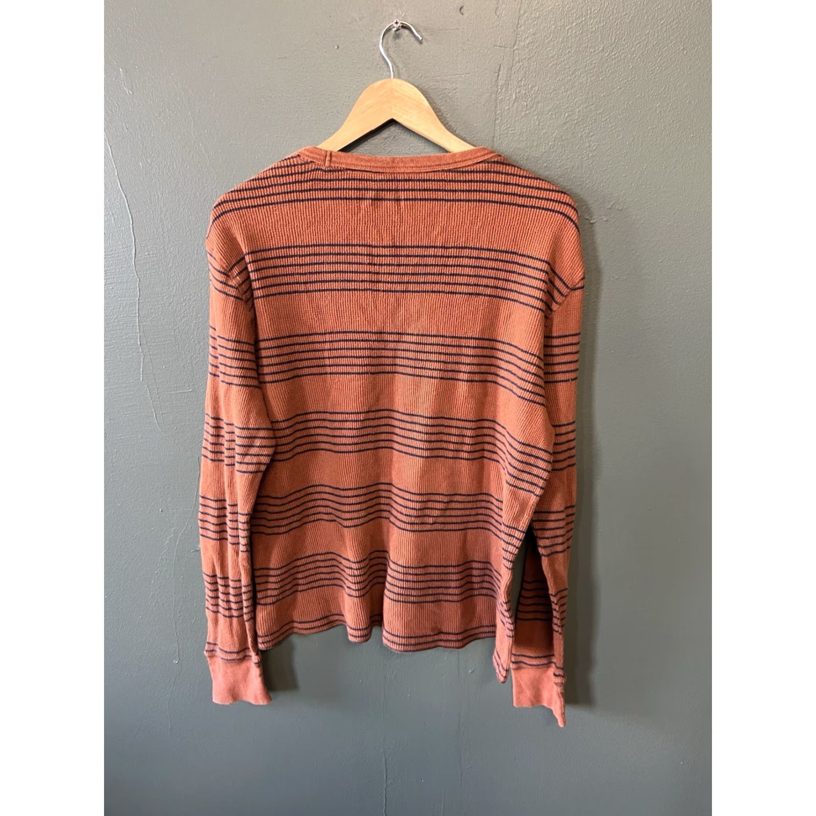 Gap Gap T-Shirt Womens Long Sleeve Orange Striped Size L Size L / US 10 / IT 46 - 2 Thumbnail