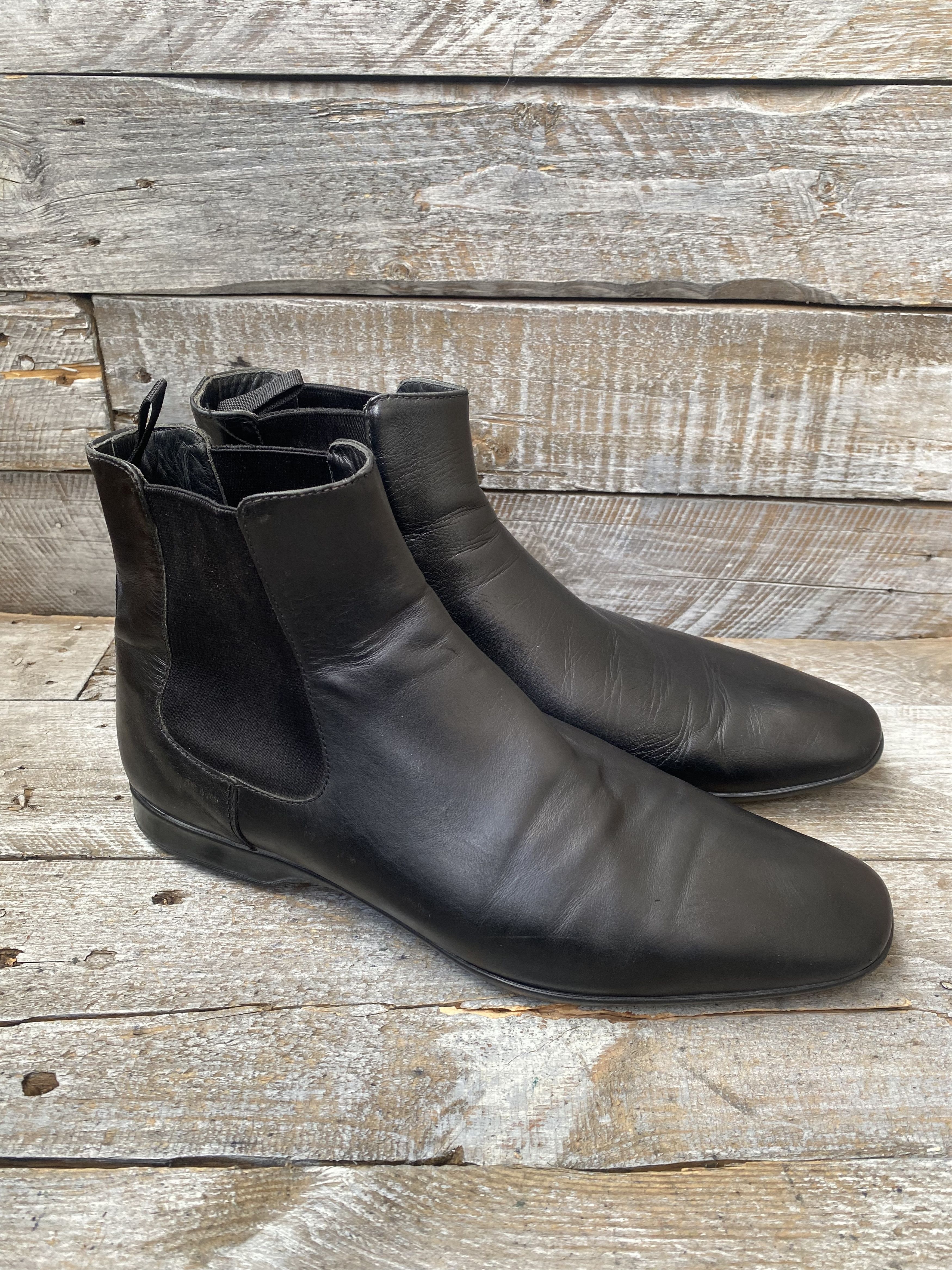 Prada Prada linea Rosa black chelsea boots sz uk 8.5 Size US 9.5 / EU 42-43 - 7 Thumbnail