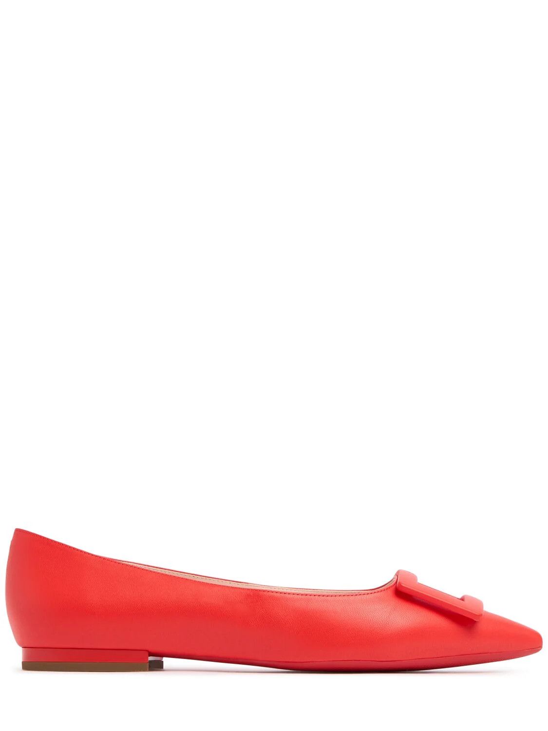Roger Vivier o1s22i1n0824 Gommettine Ballet Flats in Red Size US 10 / IT 40 - 1 Thumbnail