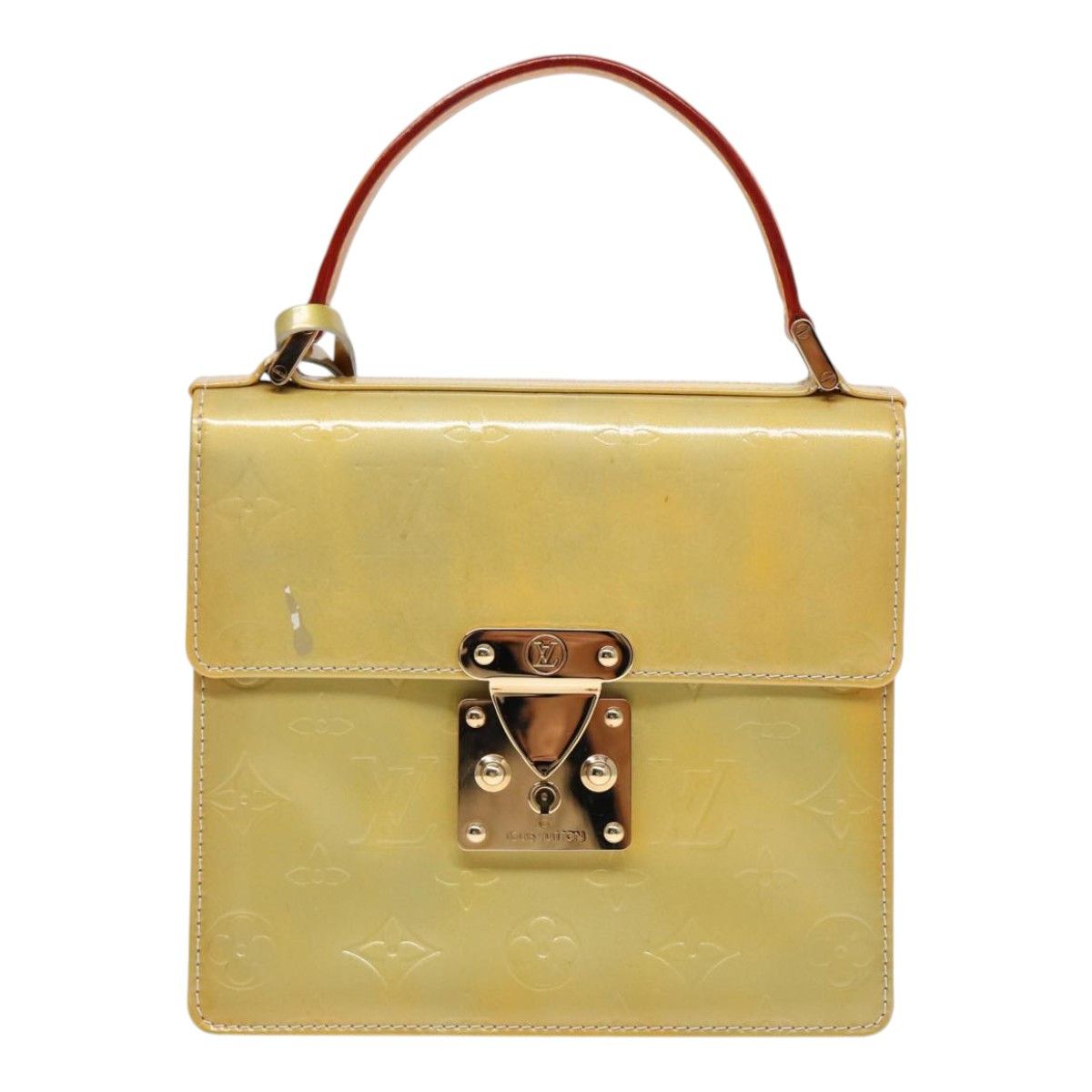 Louis Vuitton Spring Street Yellow Patent Leather Handbag (Pre-Owned) Size ONE SIZE - 1 Thumbnail