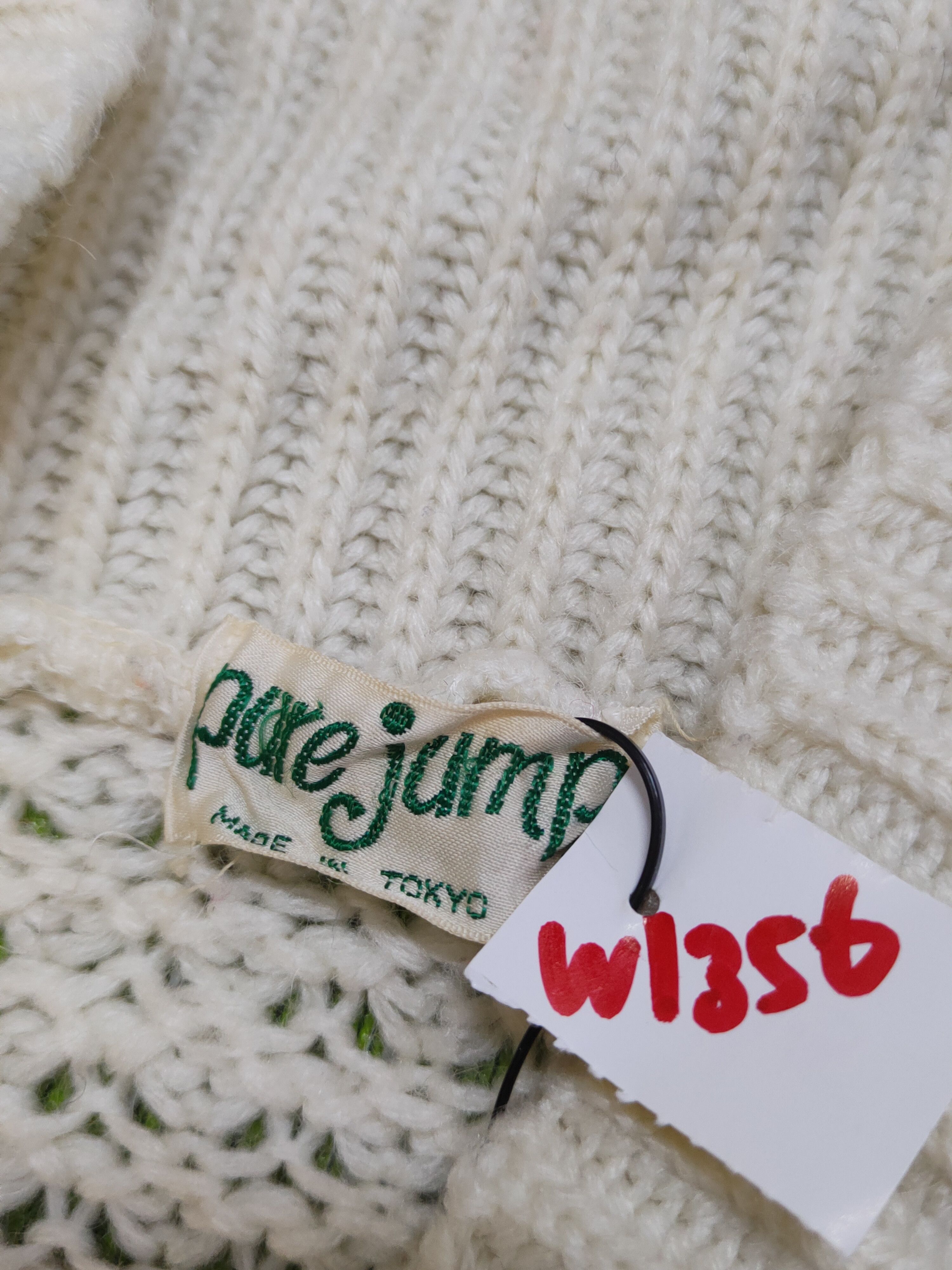 Japanese Brand Pure Jump made in tokyo vintage Knitwear Cardigan #W1356 Size M / US 6-8 / IT 42-44 - 13 Thumbnail