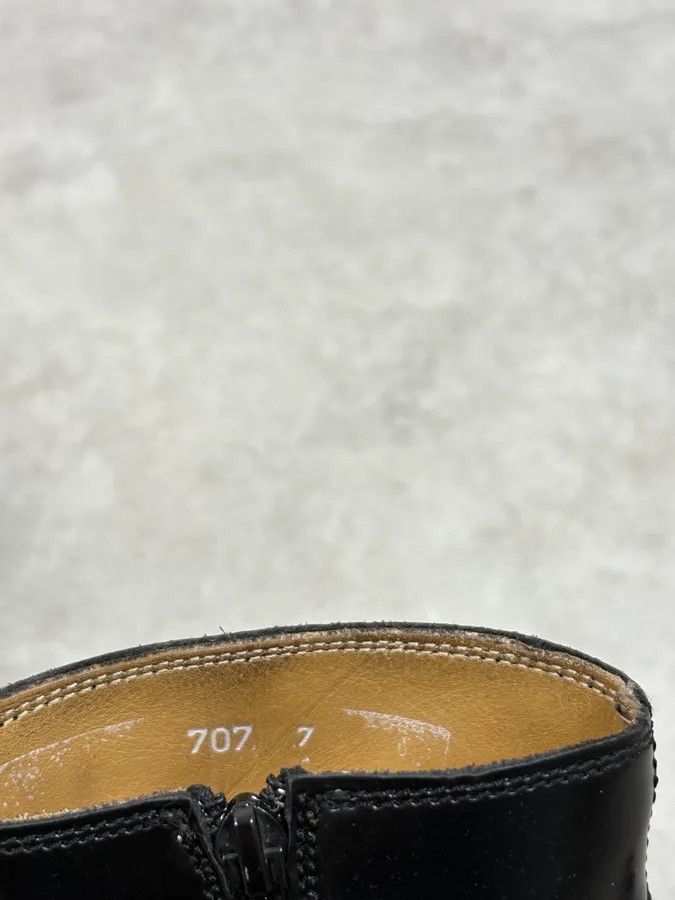 Dolce & Gabbana Dolce & Gabbana Black Minimalist Leather Boots Size US 7 / EU 40 - 9 Thumbnail