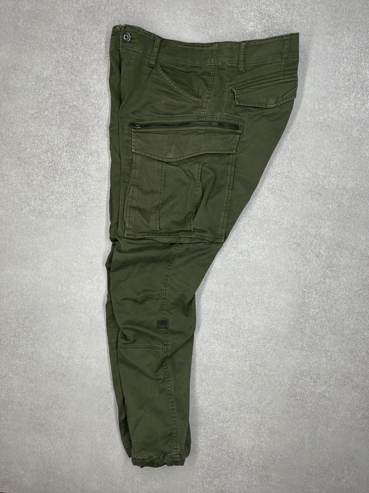 G-Star Mens G Star Raw Rovic Zip 3D Cargo Pants Multipocket Y2K Size US 35 - 5 Thumbnail