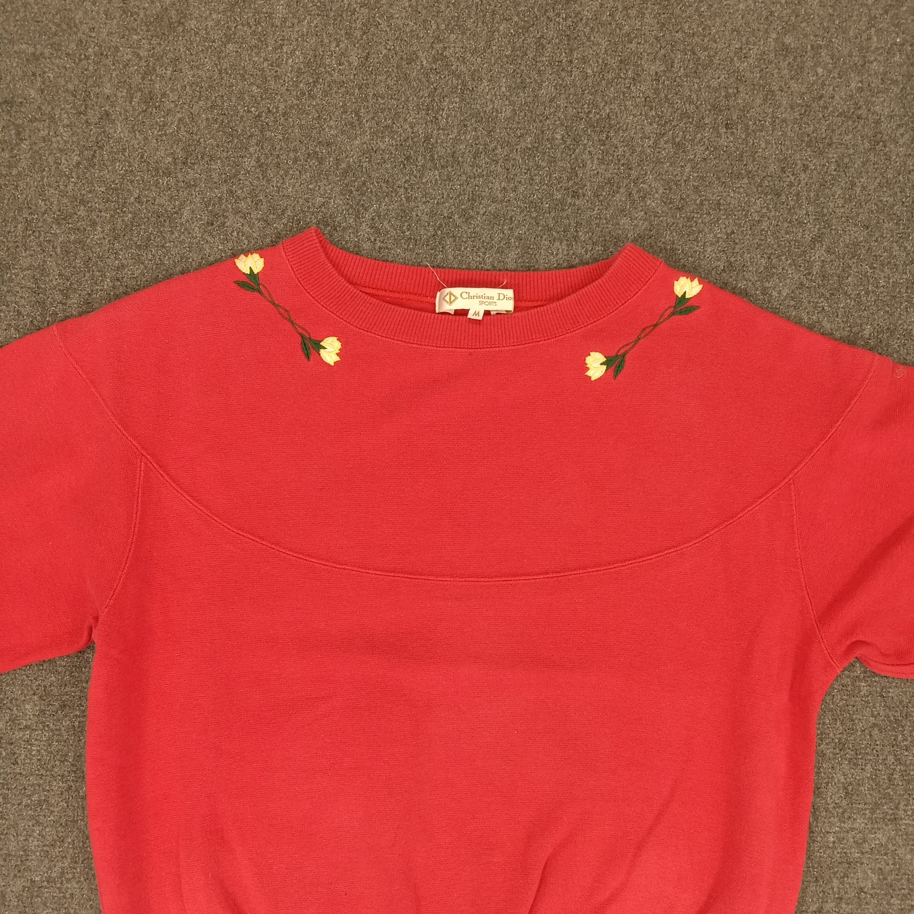 Christian Dior Monsieur × Vintage Christian Dior Luxury Brand Sweatshirts Size M / US 6-8 / IT 42-44 - 2 Thumbnail