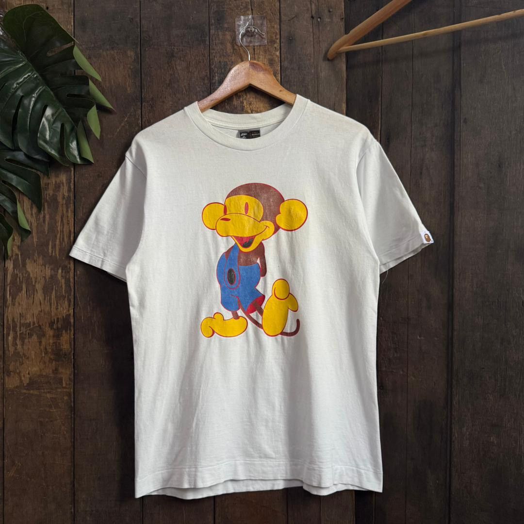 Bape Vintage Bape Monkey Tshirt Size US M / EU 48-50 / 2 - 1 Thumbnail