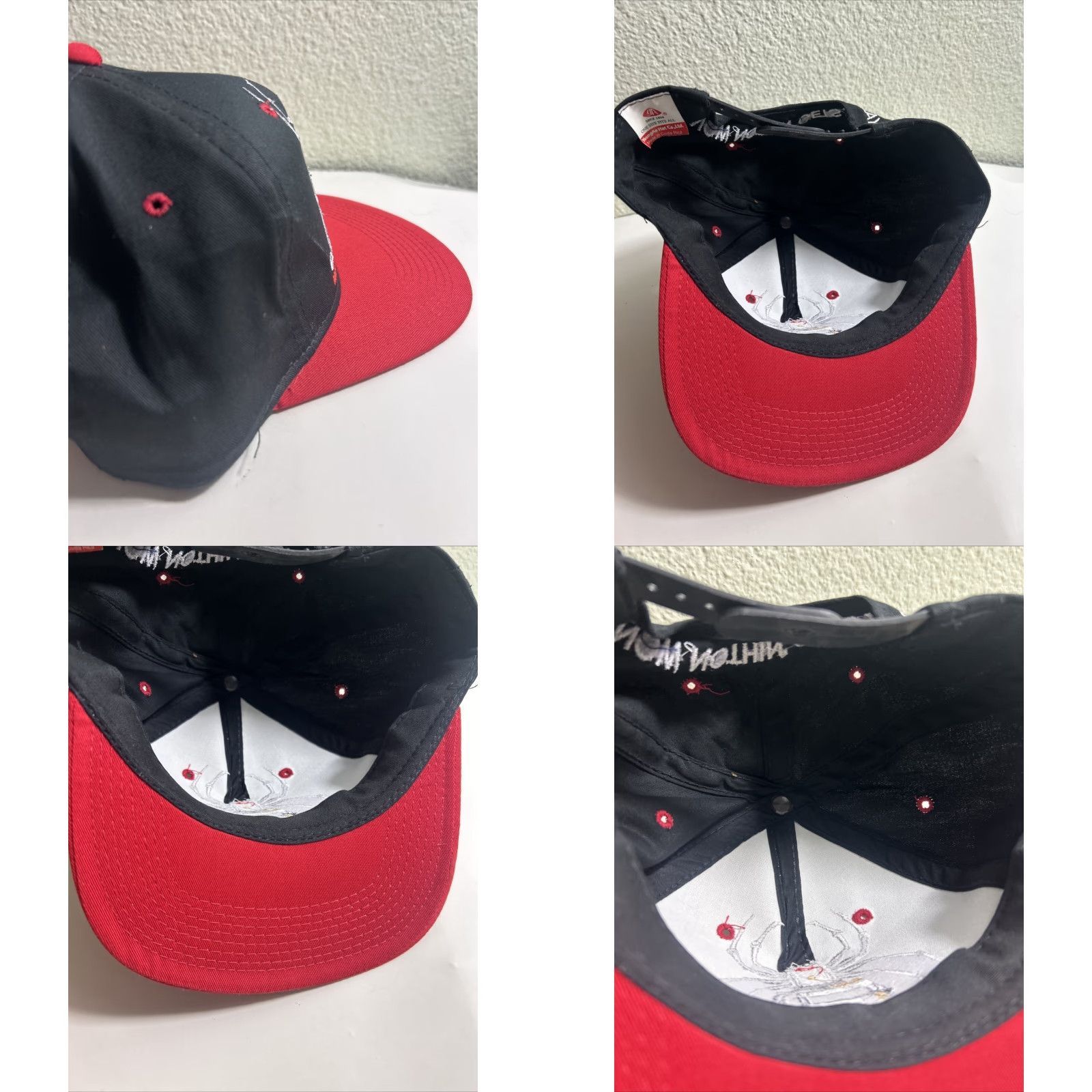 Vintage VINTAGE Youngan Spiderwire Hat One Size Black Mens 90s Snapback Adjustable Size ONE SIZE - 9 Thumbnail