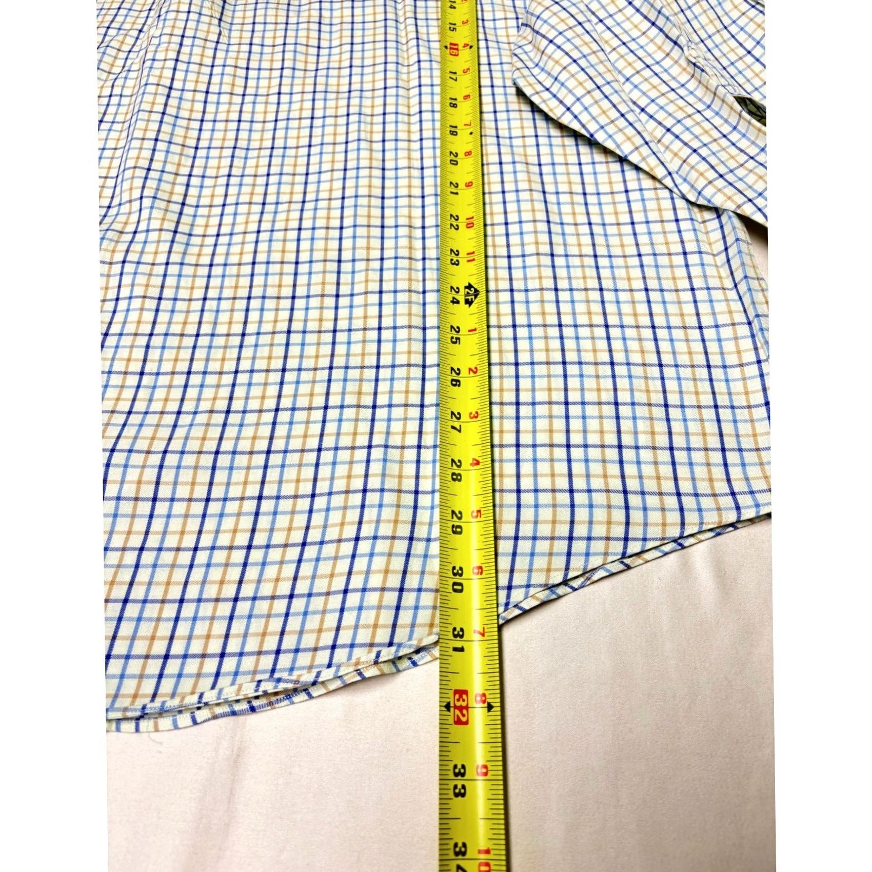 Brooks Brothers VINTAGE Brooks Brothers Mens XL Long Sleeve Button-Down Shirt Plaid Check Woven Italy Size US XL / EU 56 / 4 - 6 Thumbnail