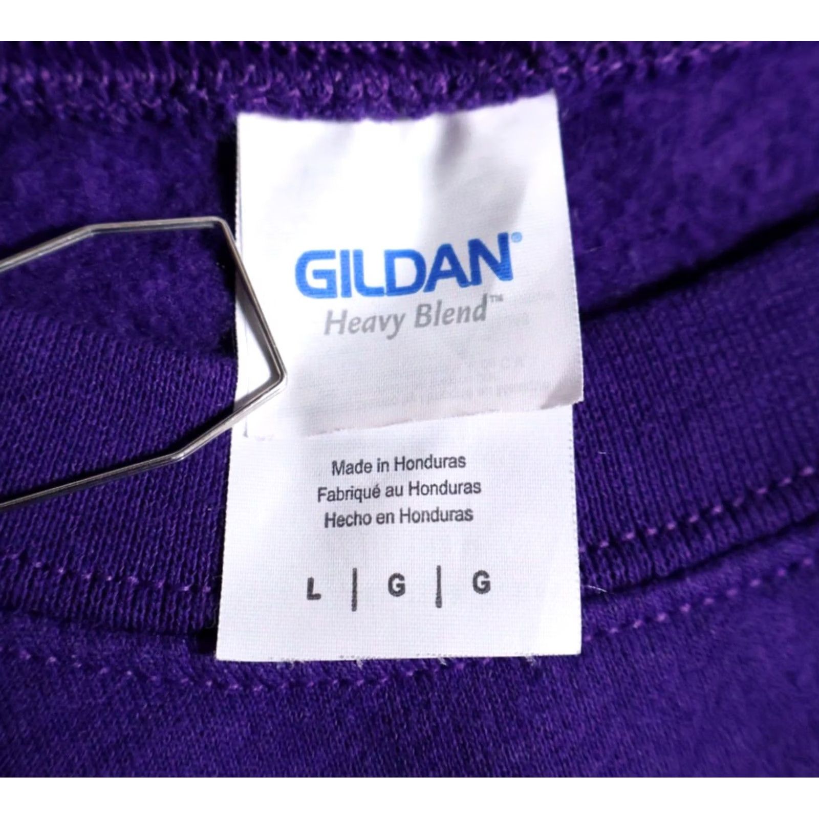 Gildan Gilden Kittens Sweatshirt Adult Large Purple Crewneck Mittens Snowflake Cats Girls Size L / US 10 / IT 46 - 3 Thumbnail
