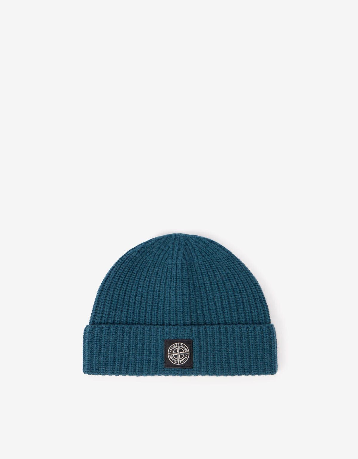 Stone Island Stone Island Teal Green Beanie Hat Size ONE SIZE - 1 Thumbnail