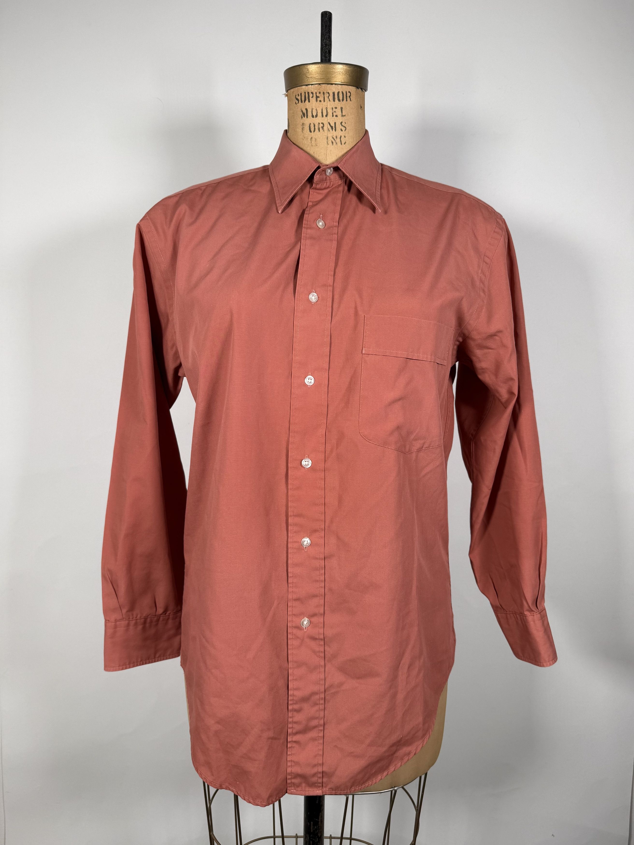 Yves Saint Laurent Vintage Yves Saint Laurent Faded Red Button Up Shirt Size US S / EU 44-46 / 1 - 1 Thumbnail