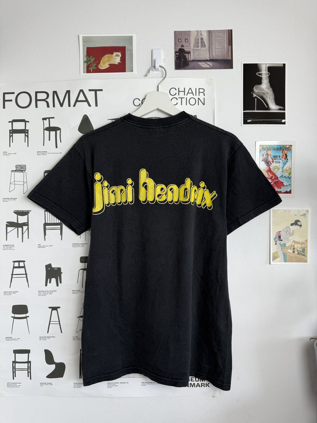 Band Tees Vintage 90s Jimi Hendrix printed t-shirt S rock metal hippie Size US S / EU 44-46 / 1 - 2 Thumbnail