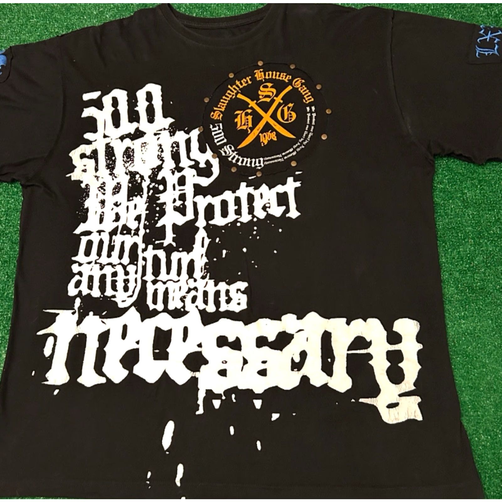Vintage VINTAGE Blac Label Slaughter House Gang Killers VTG Shirt XXL Black Hip Hop Punk Y2K Men T-Shirt Short Sleeve Size US XXL / EU 58 / 5 - 5 Thumbnail