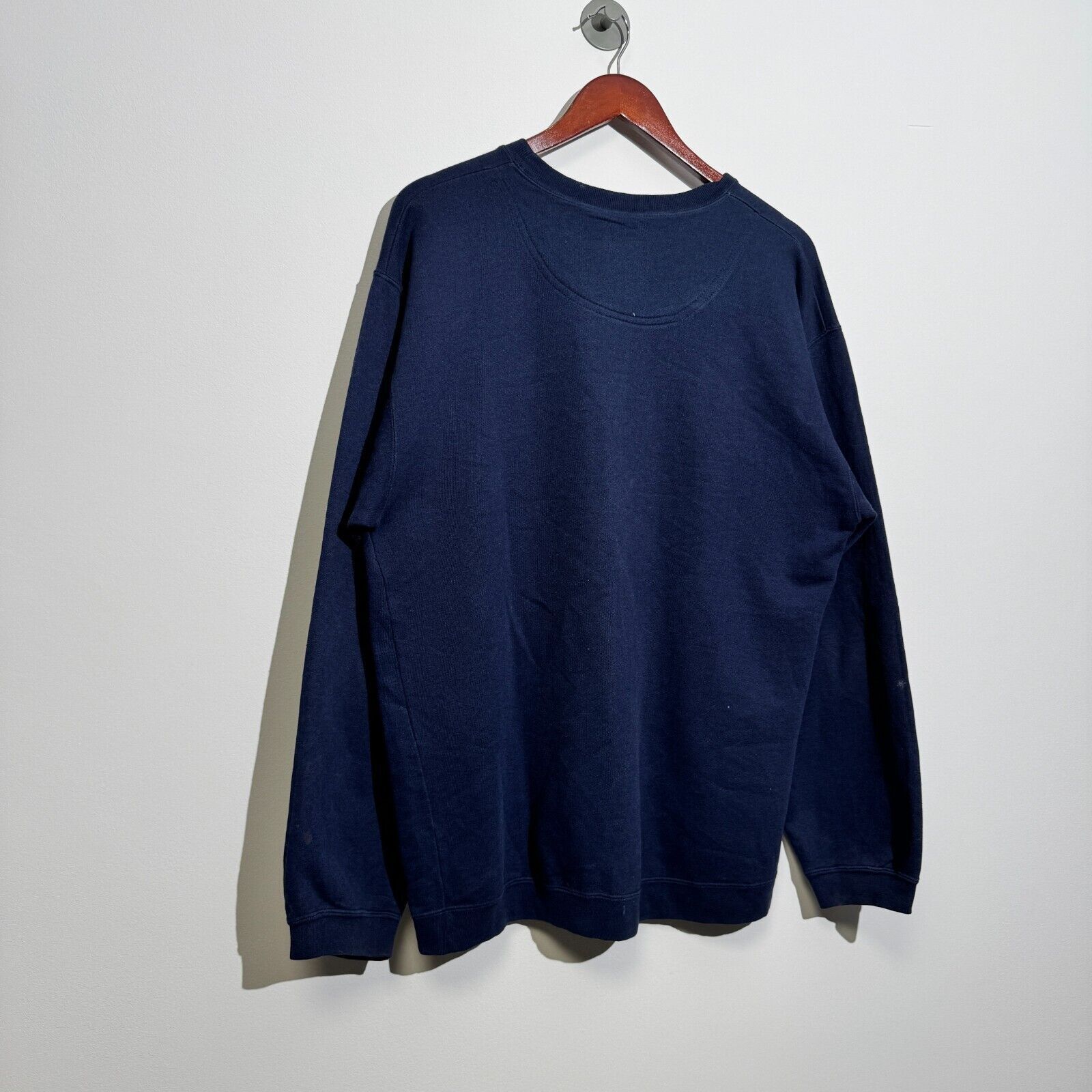 Vintage Vintage Unisex Navy Blue Cotton Crewneck Size L Regular Fit Size US L / EU 52-54 / 3 - 9 Thumbnail