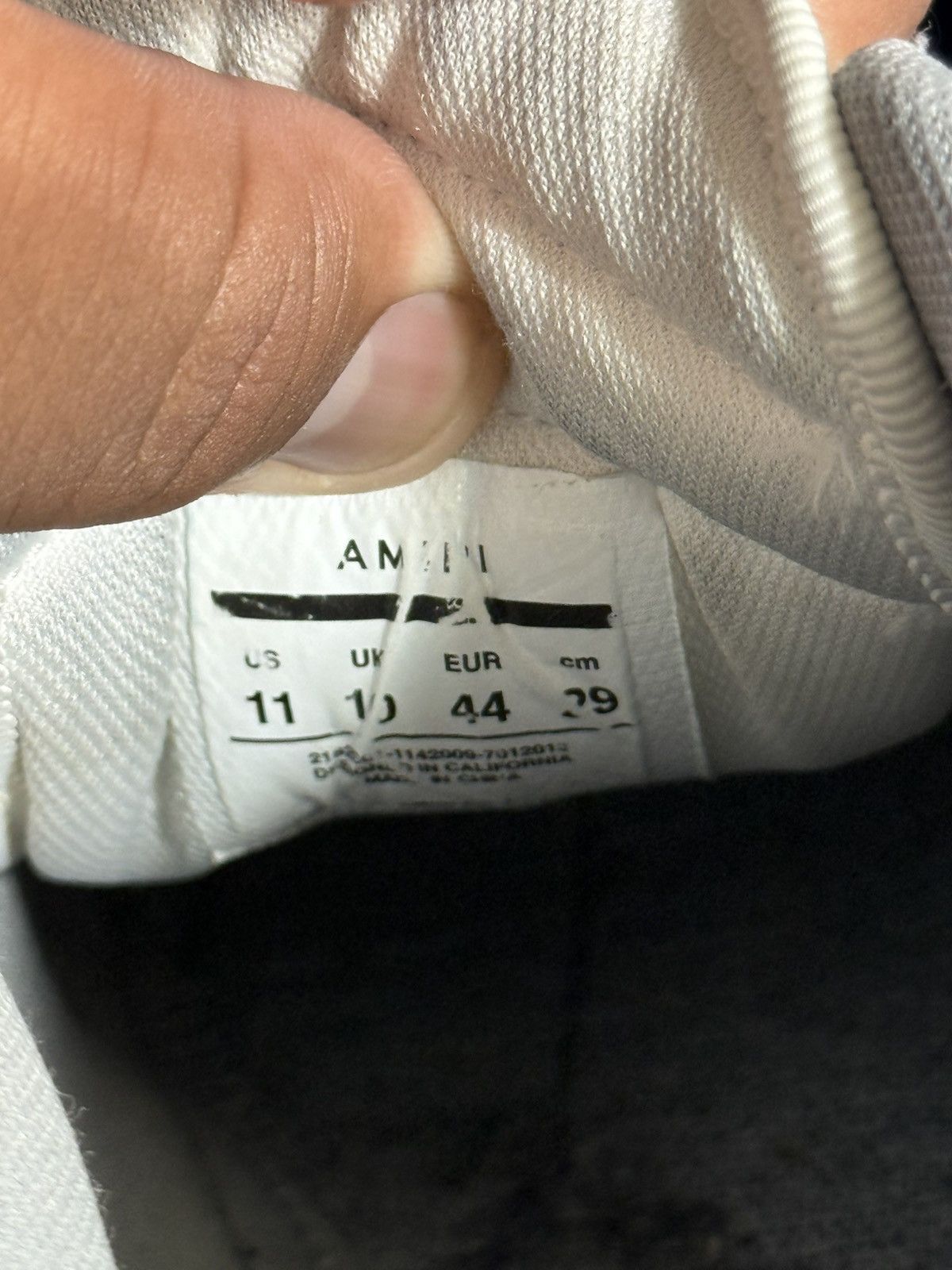 Amiri Amiri Skeleton Low Size 11 Grey Size US 11 / EU 44 - 15 Thumbnail