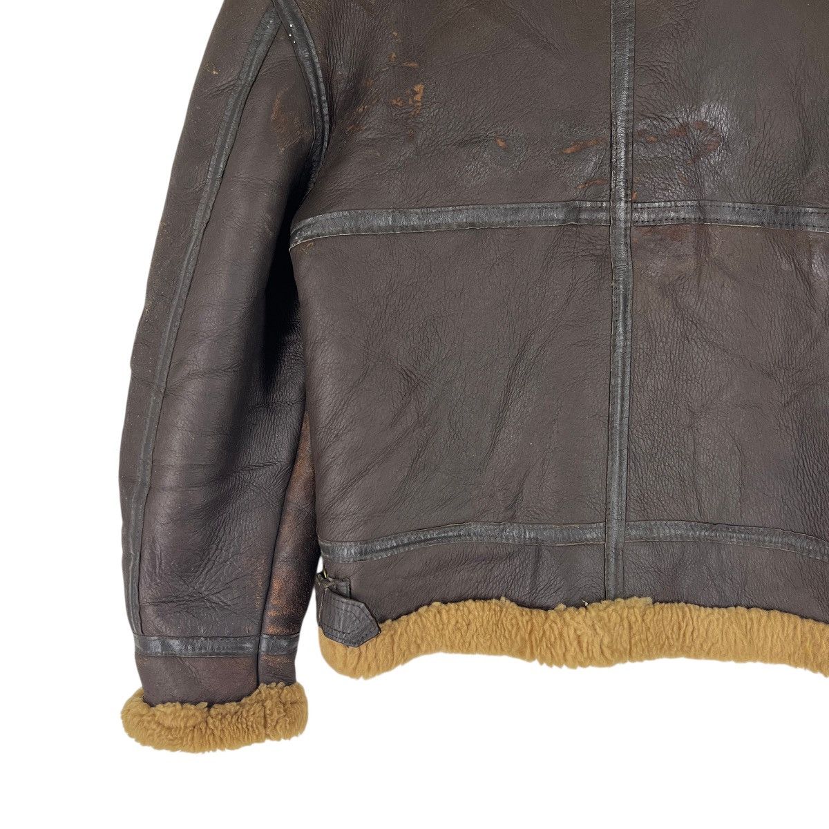 Vintage 🔥 Vintage Type B3 Insignia Shearling Leather Jacket Size US S / EU 44-46 / 1 - 13 Thumbnail