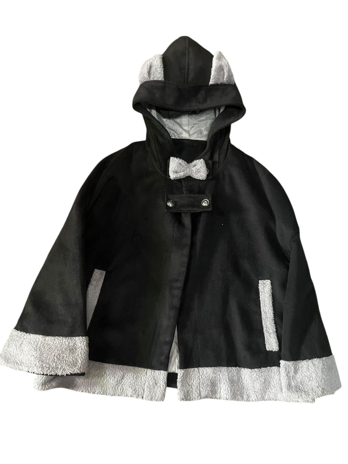 Japanese Brand Algonquins Punk Rockabilly rabbit ear Hooded Poncho Size US M / EU 48-50 / 2 - 1 Thumbnail