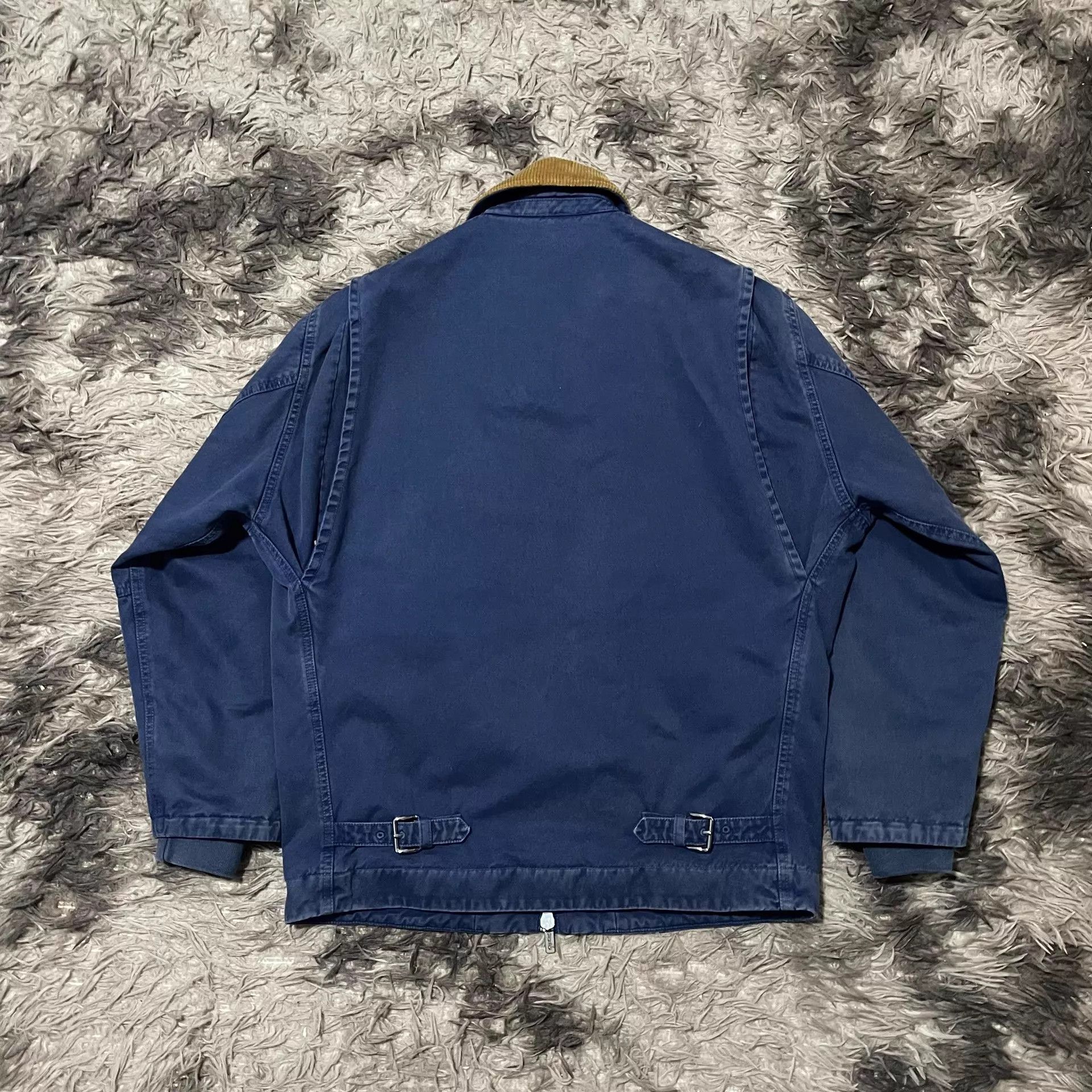 Miu Miu Miu Miu 25 SS Blue Workwear Puffer Jacket with Cord Collar Size XS / US 0-2 / IT 36-38 - 2 Thumbnail