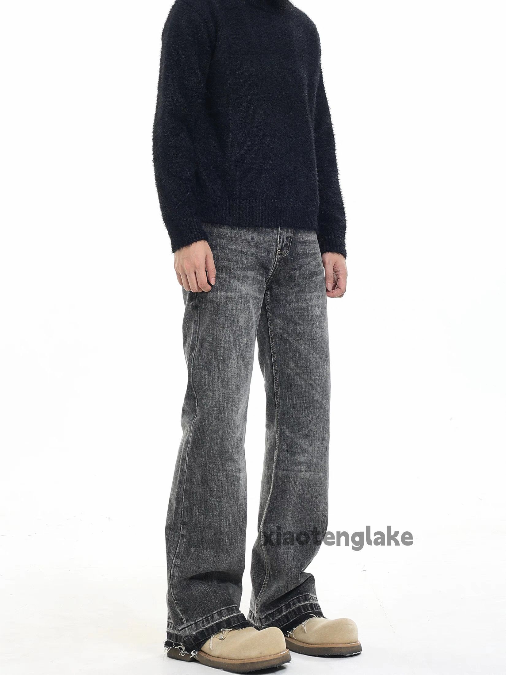 Jean × Vintage washed faded cleanfit yuppie bootcut punk y2k jeans Size US 34 / EU 50 - 2 Thumbnail