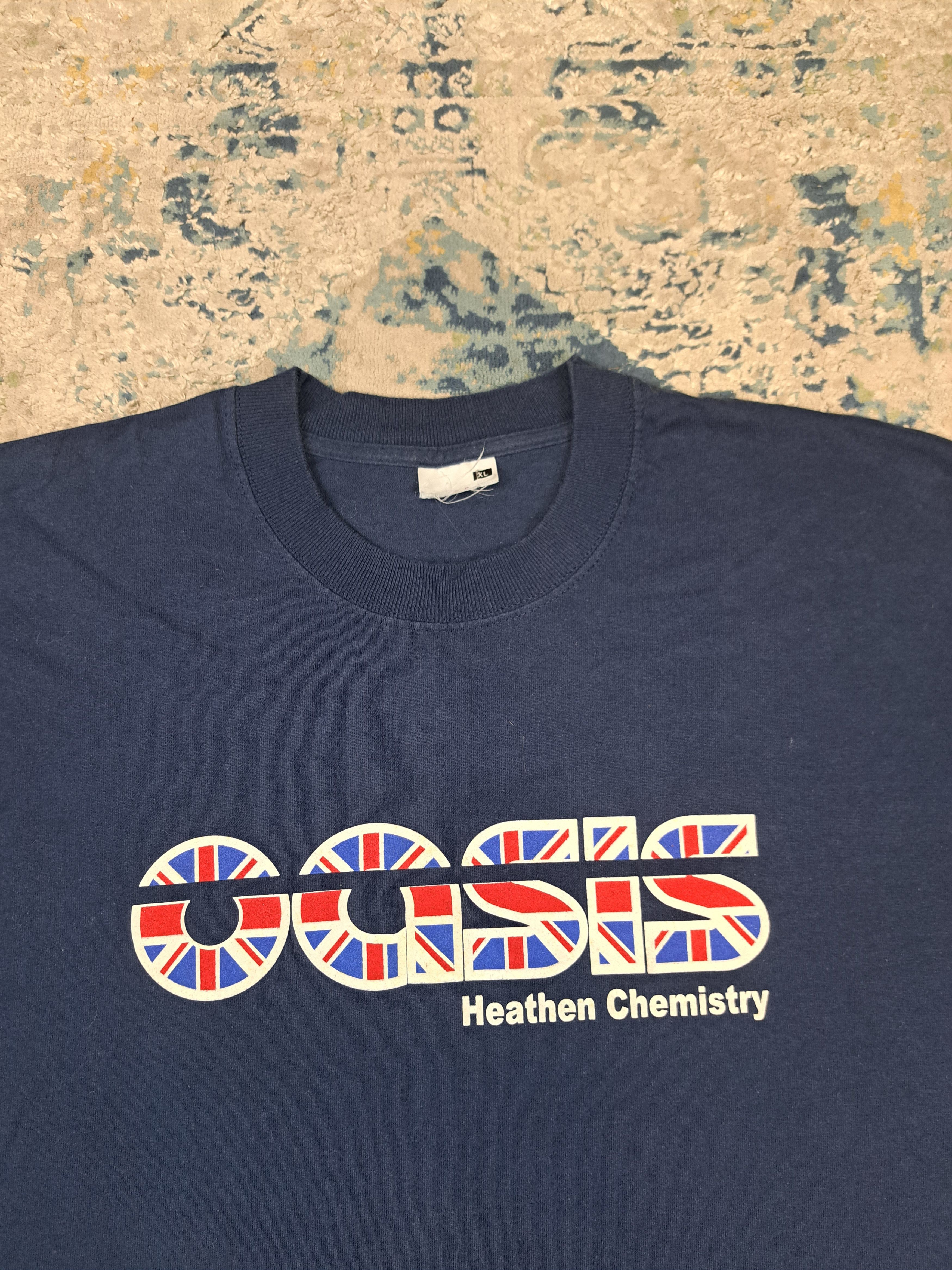 Vintage 2002 Oasis Heaten Chemistry Euro Tour Tee