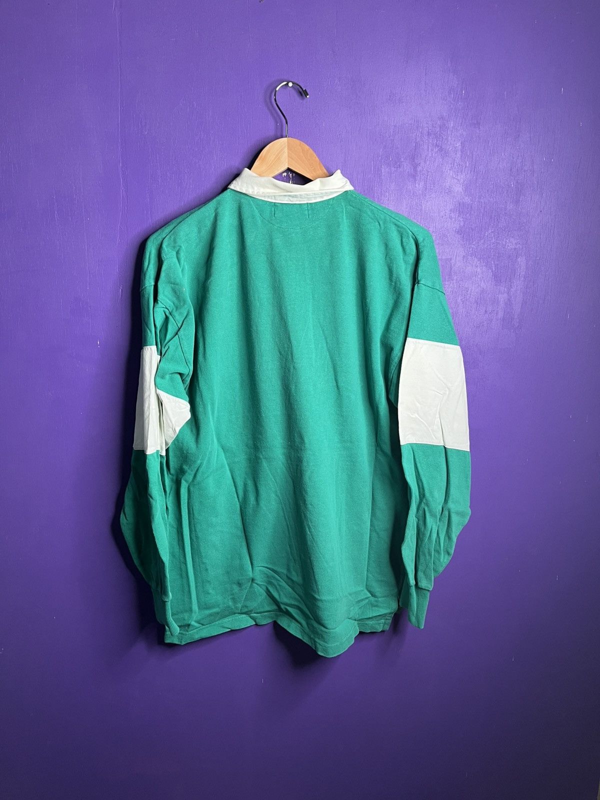 Coca Cola × Vintage Vintage 70s Coca-Cola spellout logo rugby shirt Size US L / EU 52-54 / 3 - 2 Thumbnail