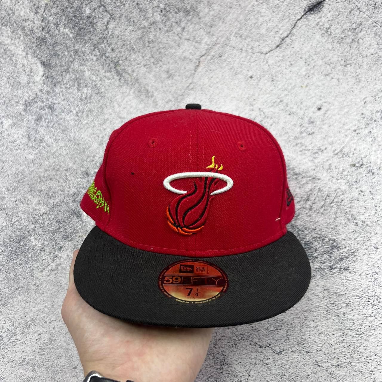New Era New Era 59FIFTY Miami Heat Hardwood Classics Fitted Cap Size ONE SIZE - 3 Thumbnail