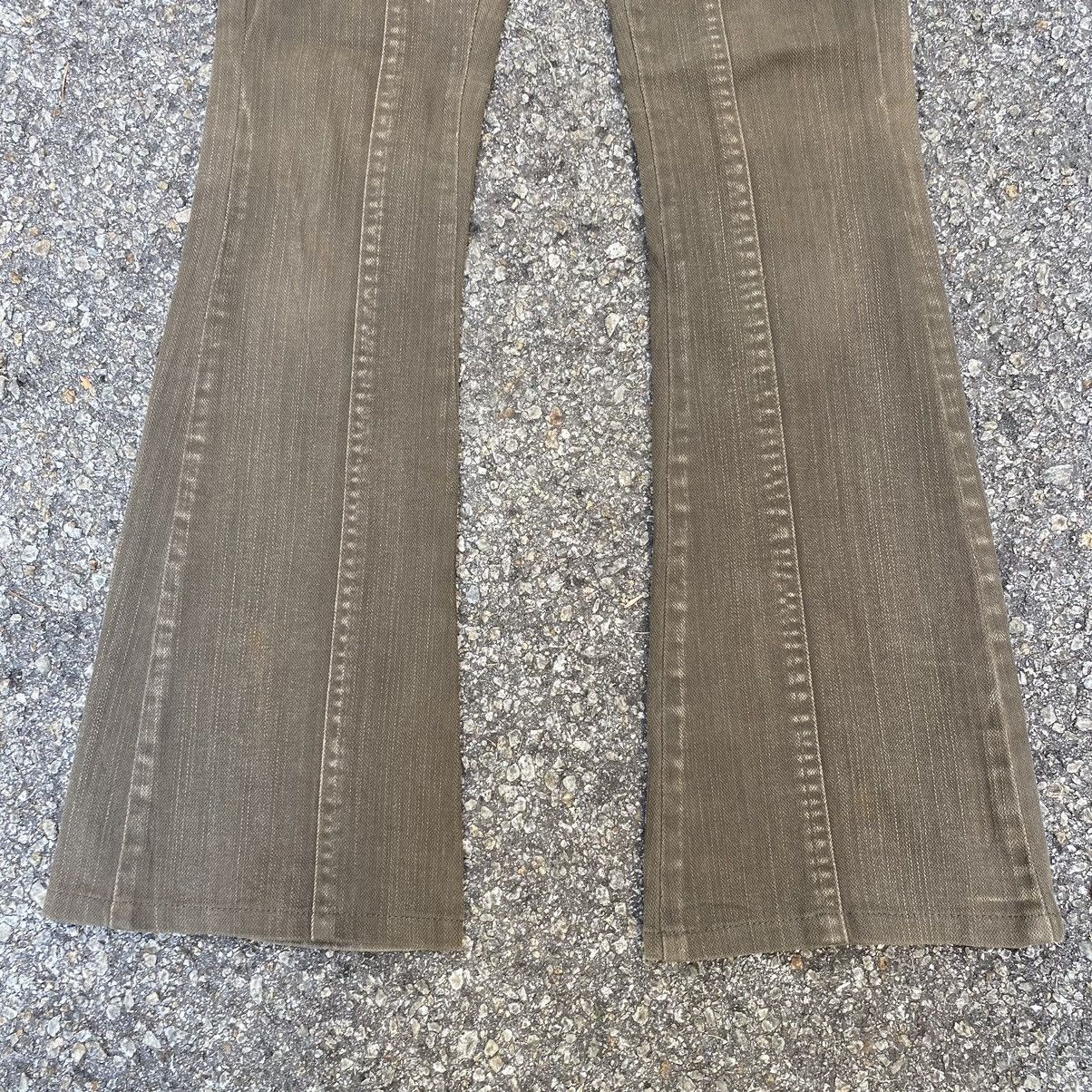 Japanese Brand Flared Cargo Pants Japanese Blancheur Boot Cut Bell Bottom Size 25" / US 0 / IT 36 - 4 Thumbnail