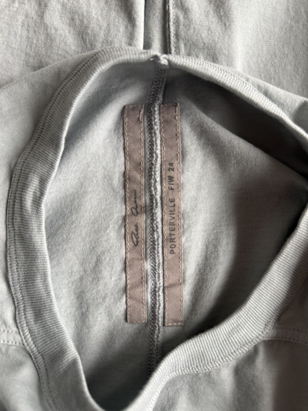 Rick Owens Rick Owens Porterville Long sleeve level t shirt sz S pale Size US S / EU 44-46 / 1 - 4 Thumbnail
